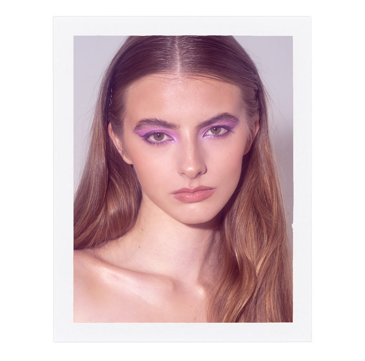 Britt Kuipers is a model based in Amsterdam, shooting together with JMstudio for a beauty photoshoot in these polaroid-style images