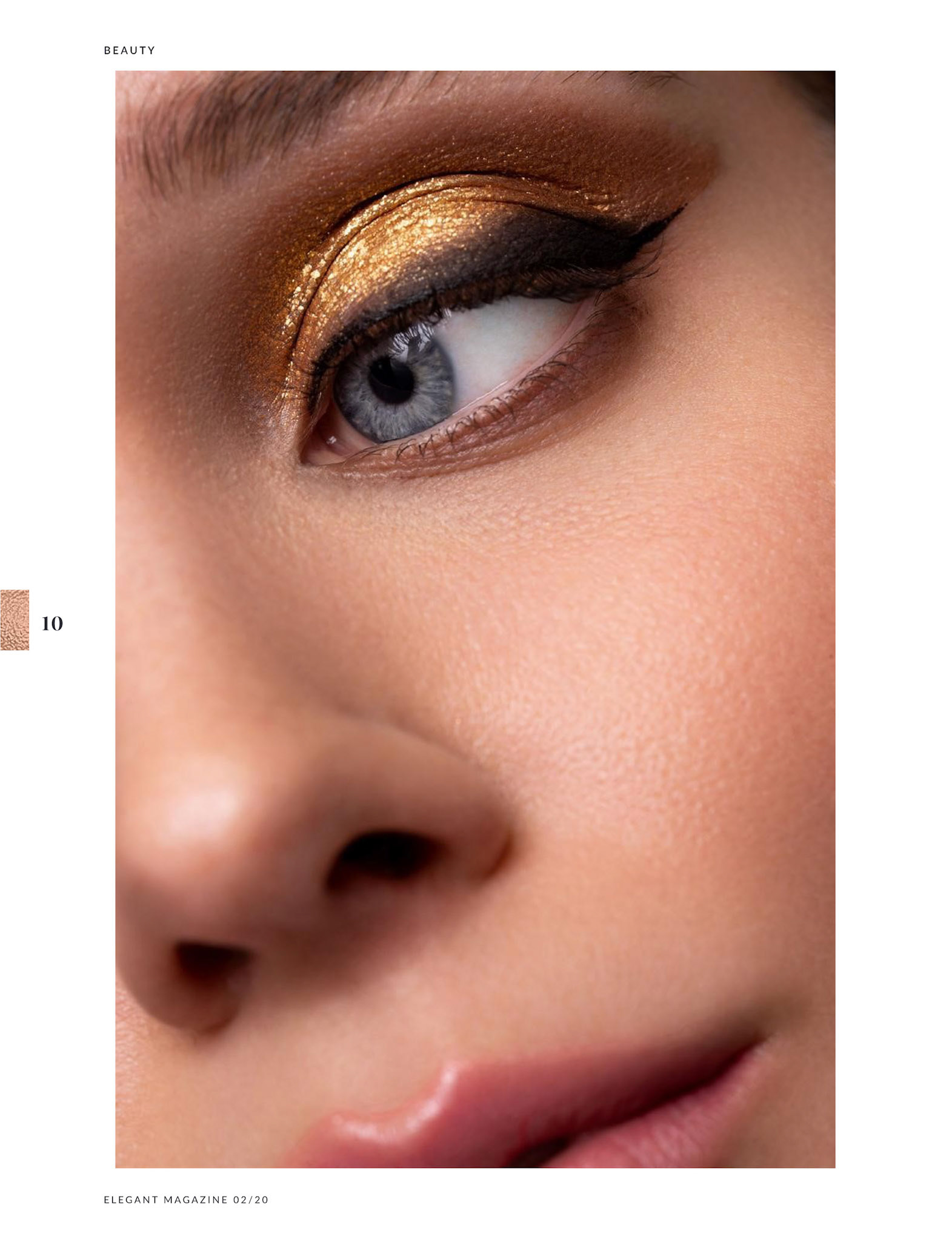 Elegant Magazine - February 2020 Shot by Joseph MacMillan aka JMstudio.dk Makeup by Cristina Bularda