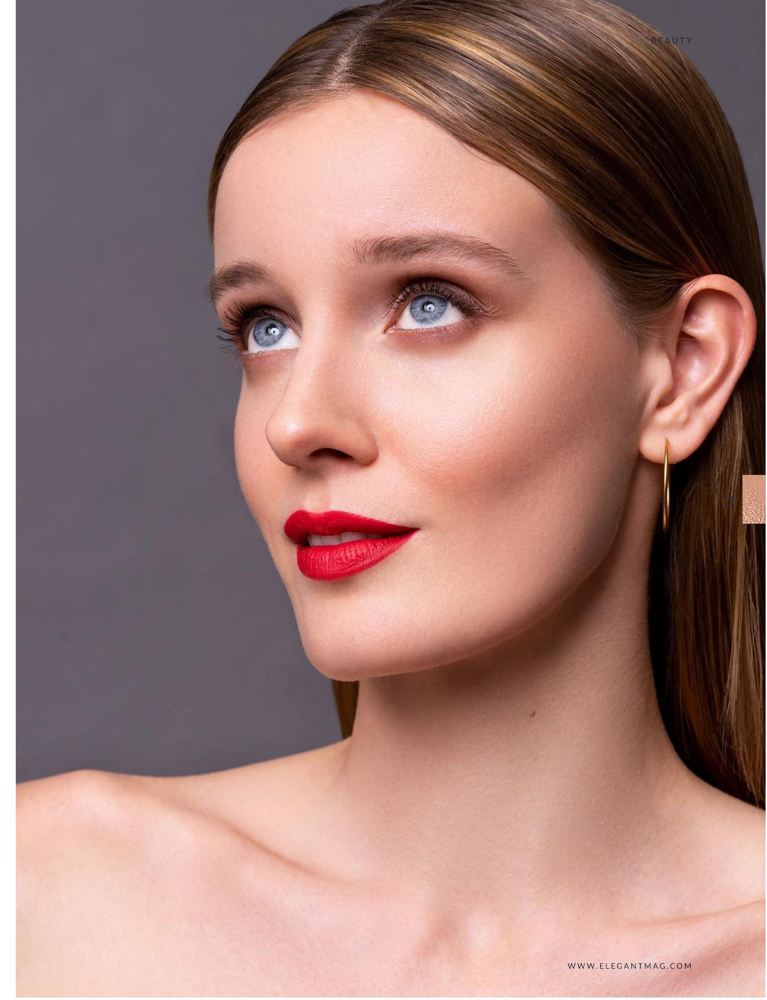 Elegant Magazine - February 2020 Shot by Joseph MacMillan aka JMstudio.dk Makeup by Cristina Bularda