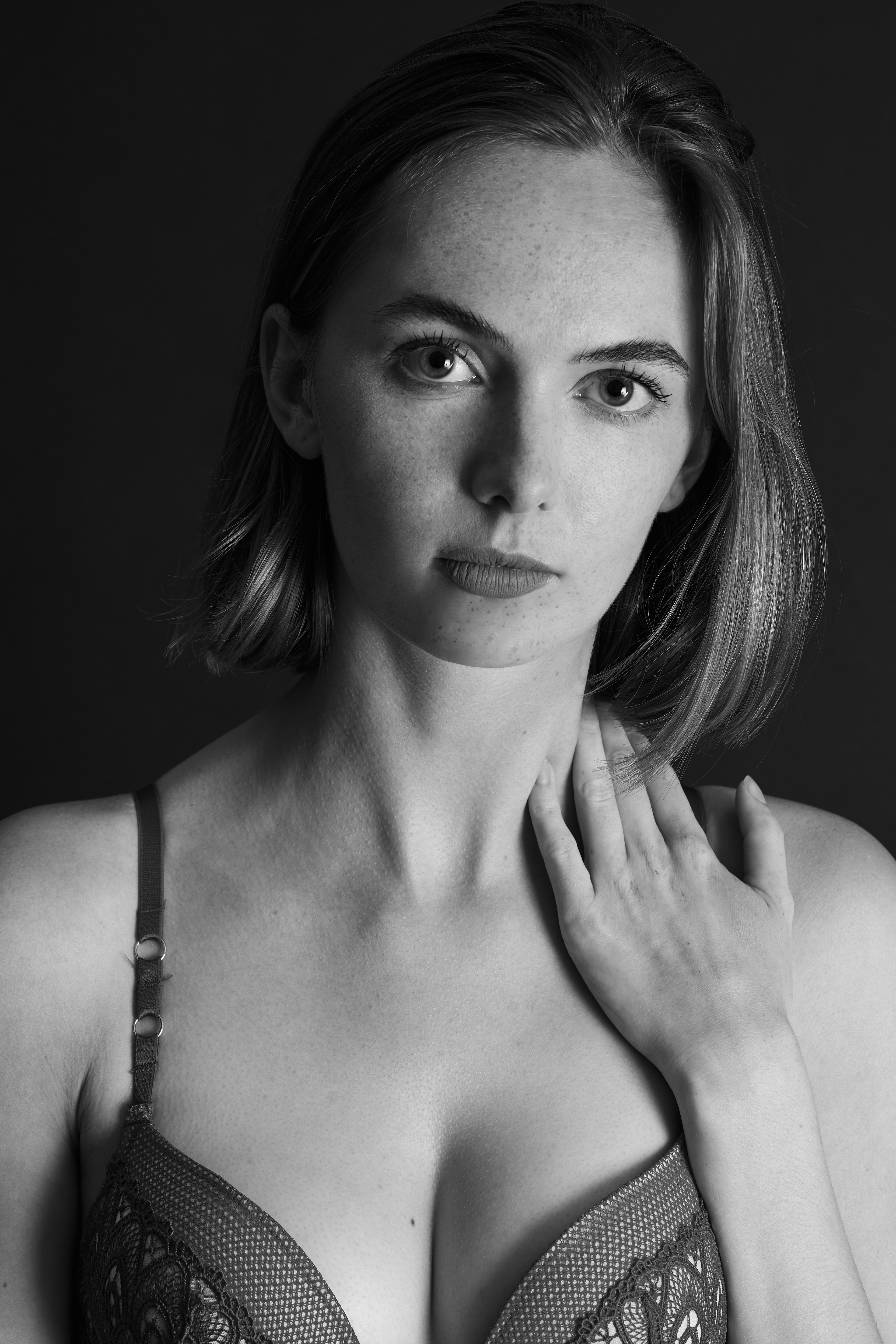 Noortje van Velzen from Holland's Next Top Model and Cachet Models in Denim and Underwear