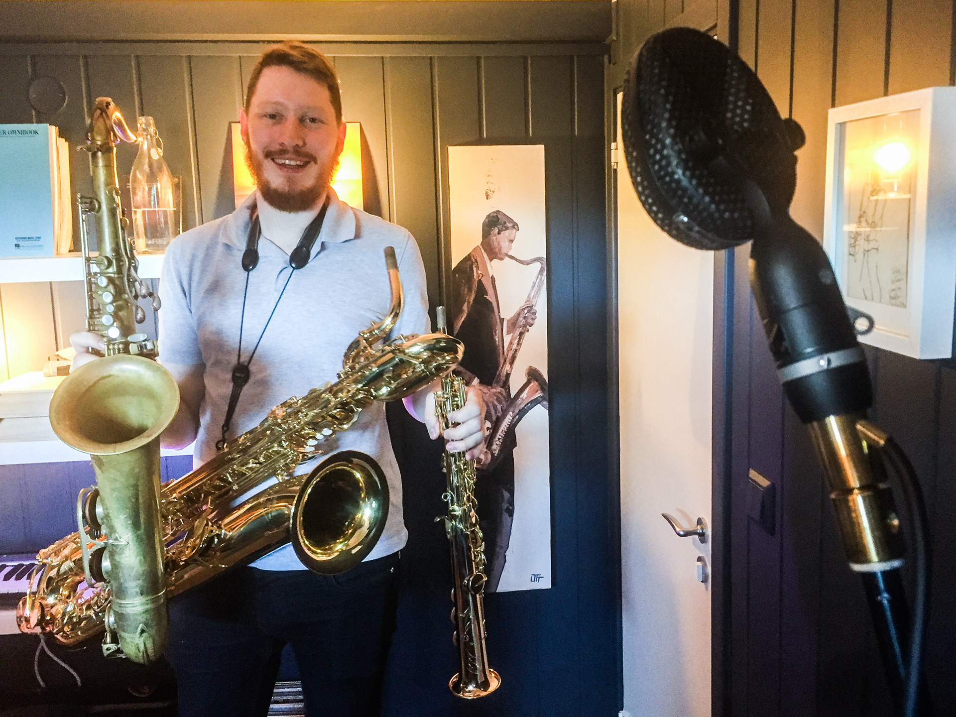 The incredible Magnus Bakken on saxophones!