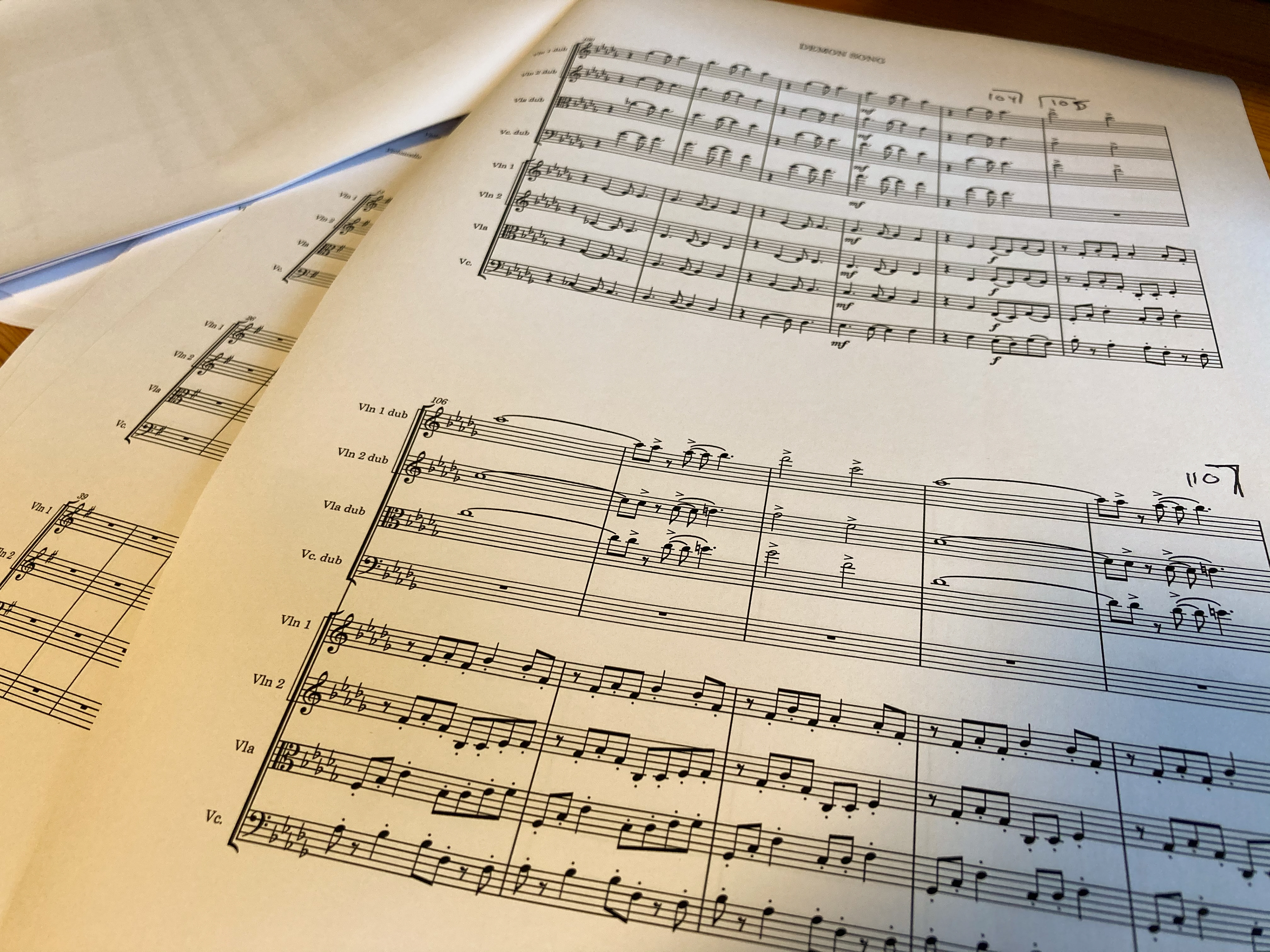 String arrangements, and lots of them...
