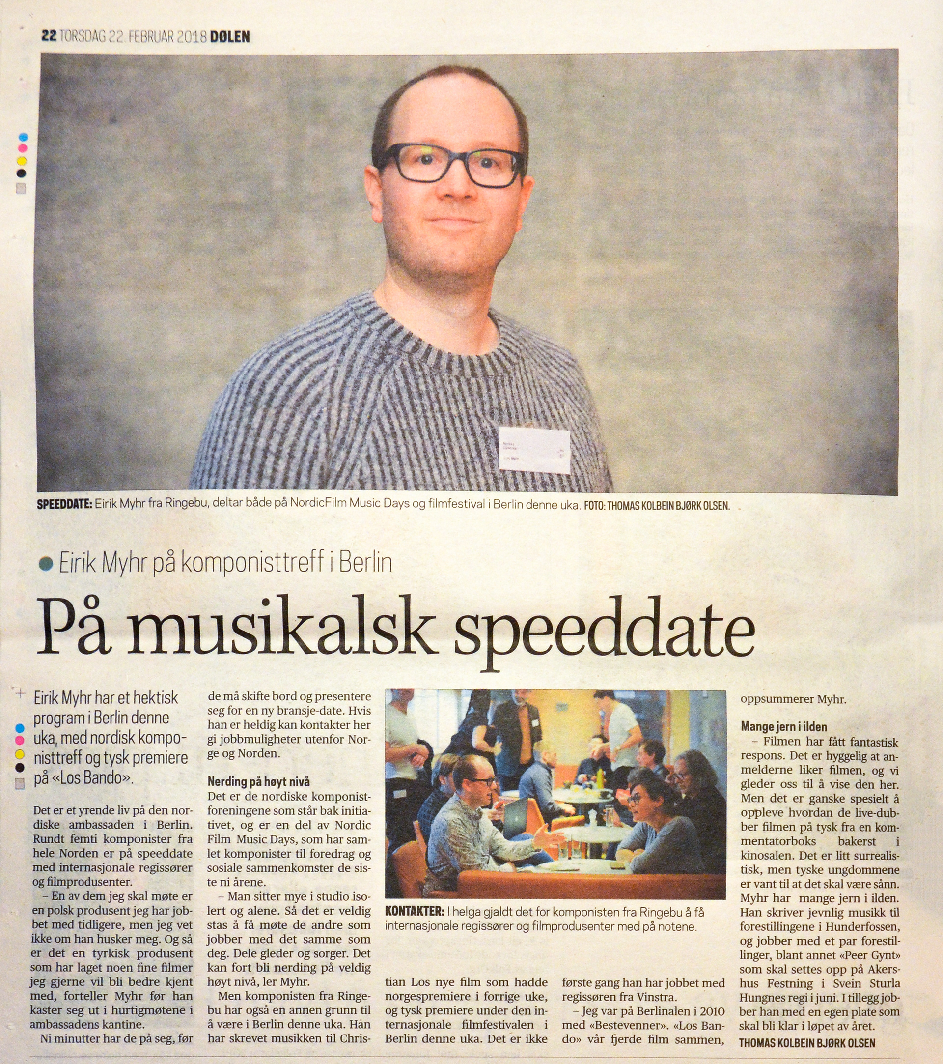 Dølen, February 22, 2018