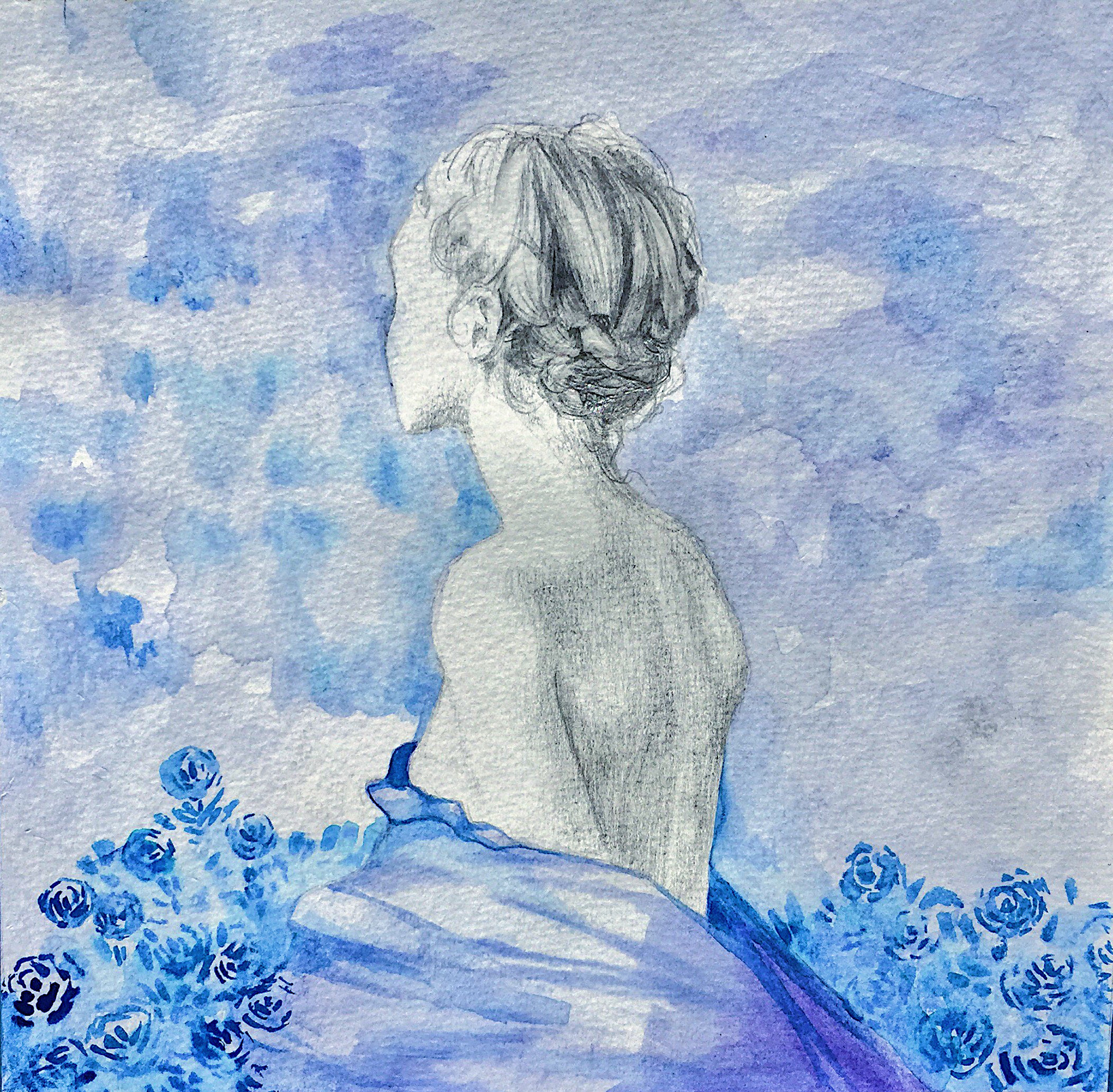 Watercolor and Graphite 2017