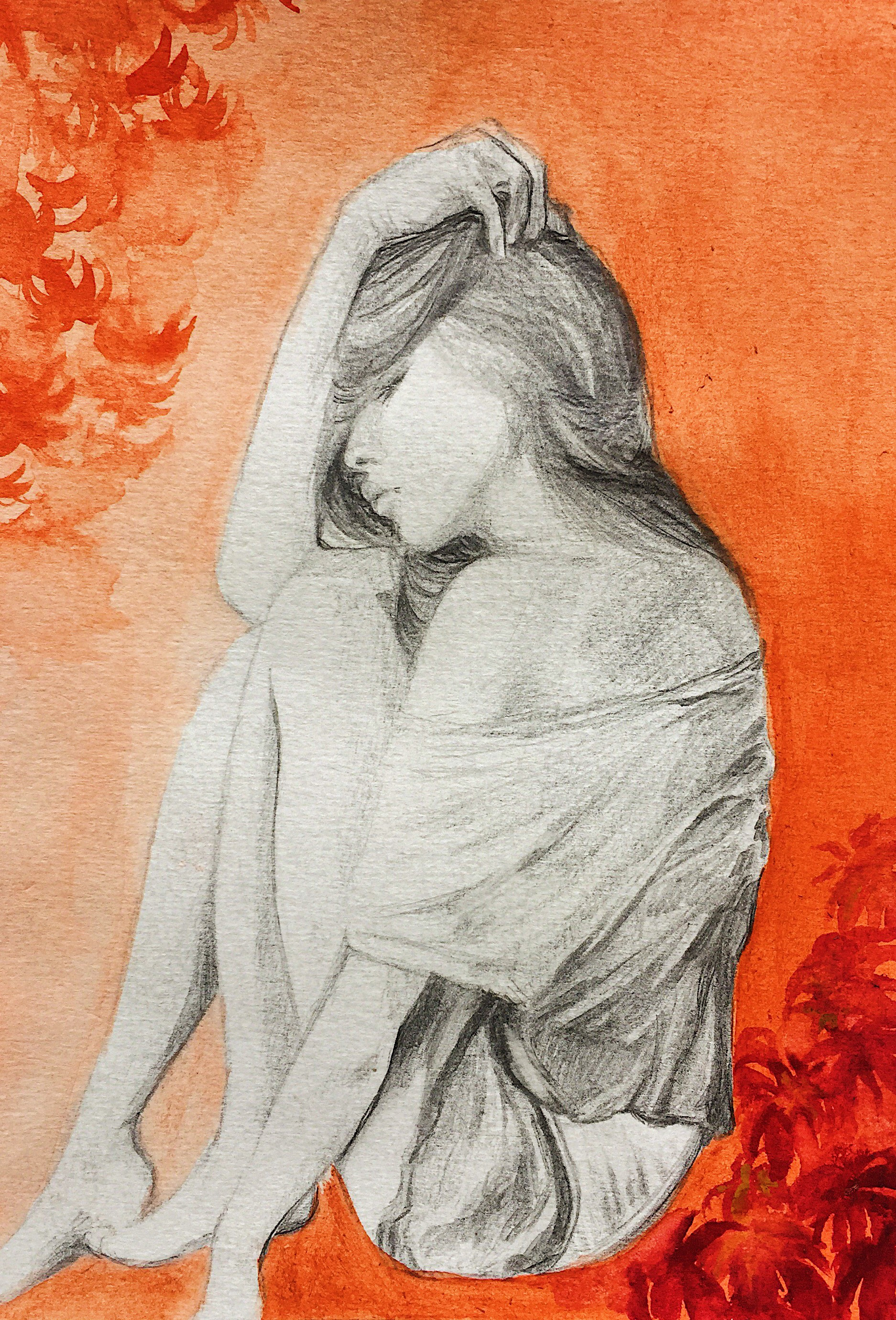 Watercolor and Graphite 2017