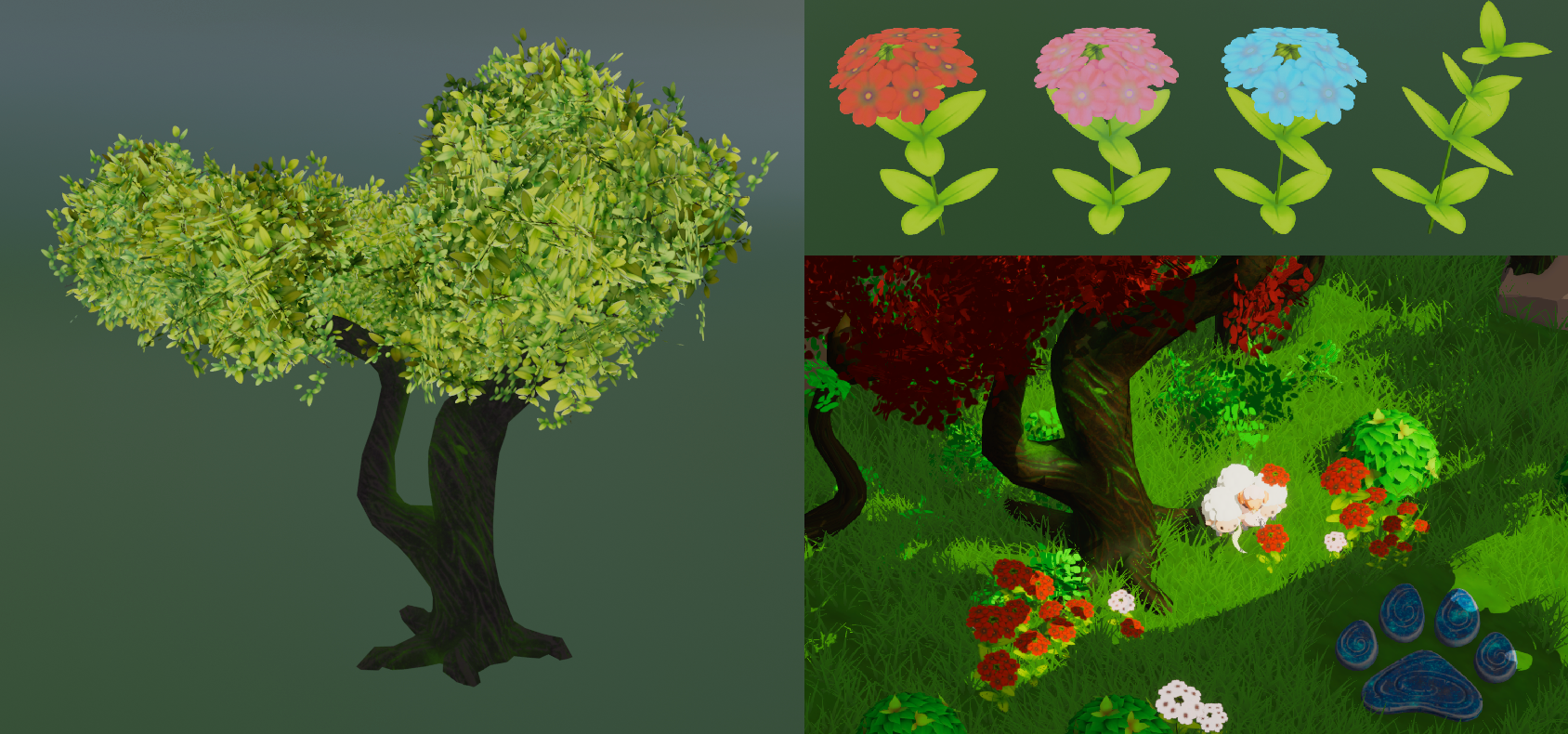 Reduced original 500k tris tree to 3.1k