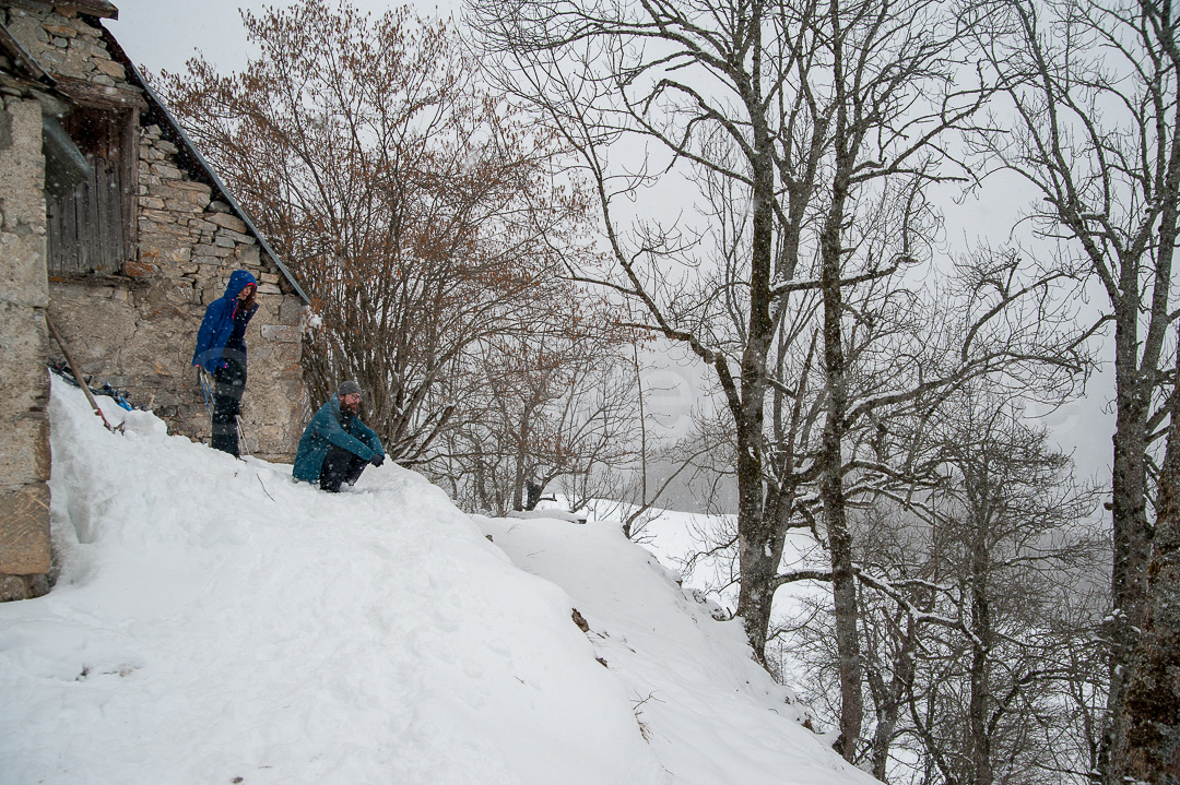 Cabane en hiver