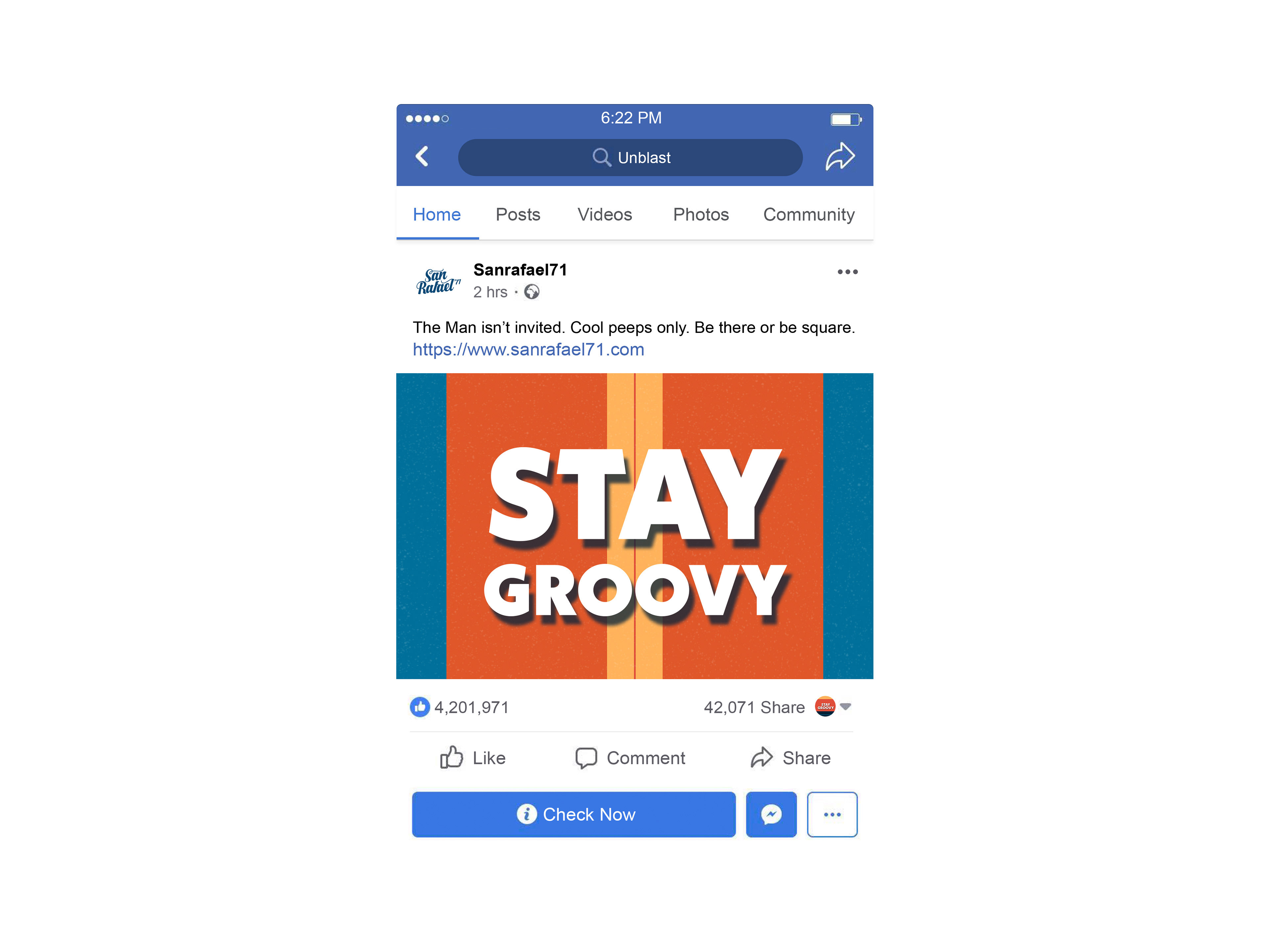 Facebook Mockup