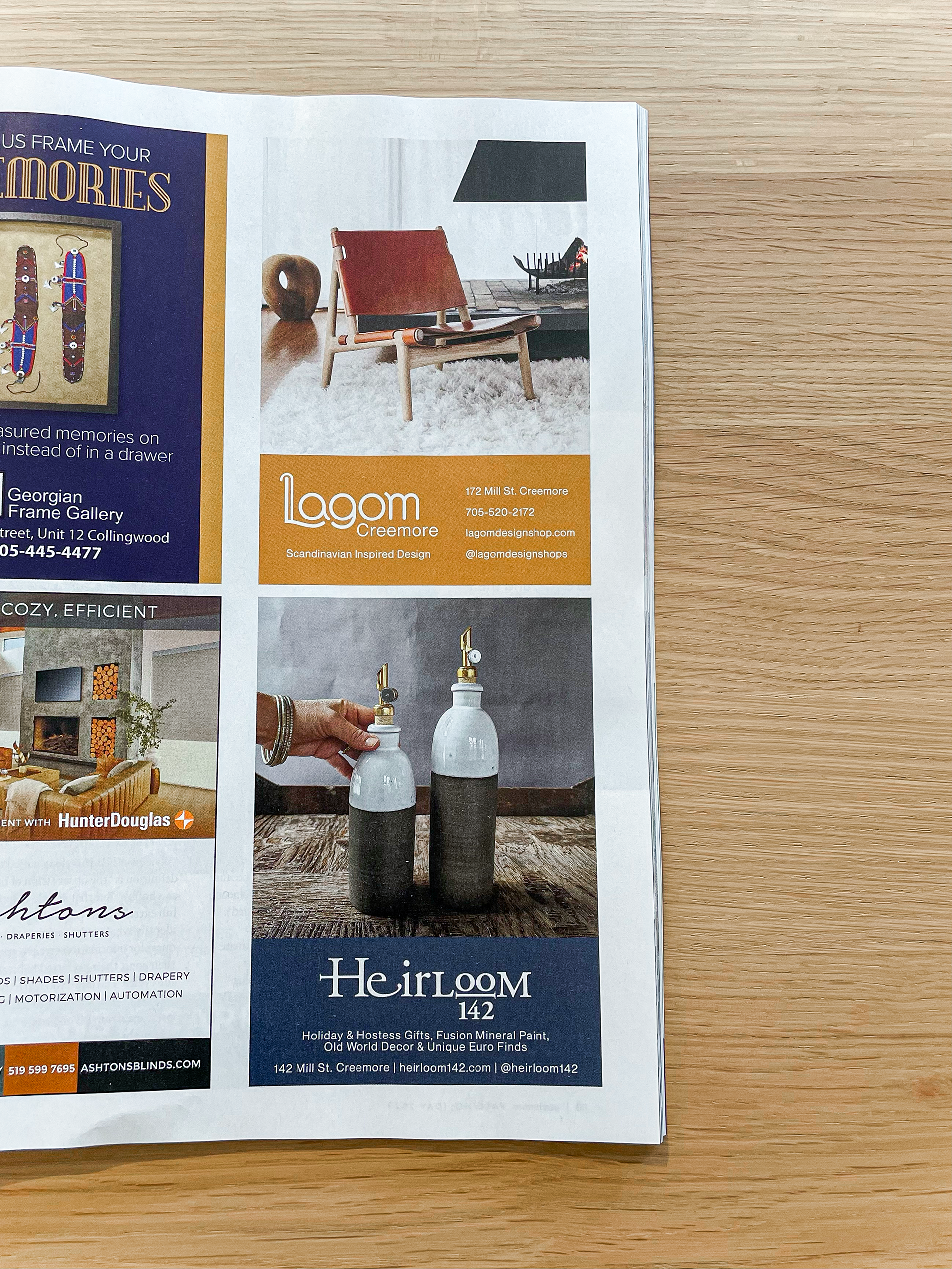 OurHomes Ads: 1/4 Pages - Physical