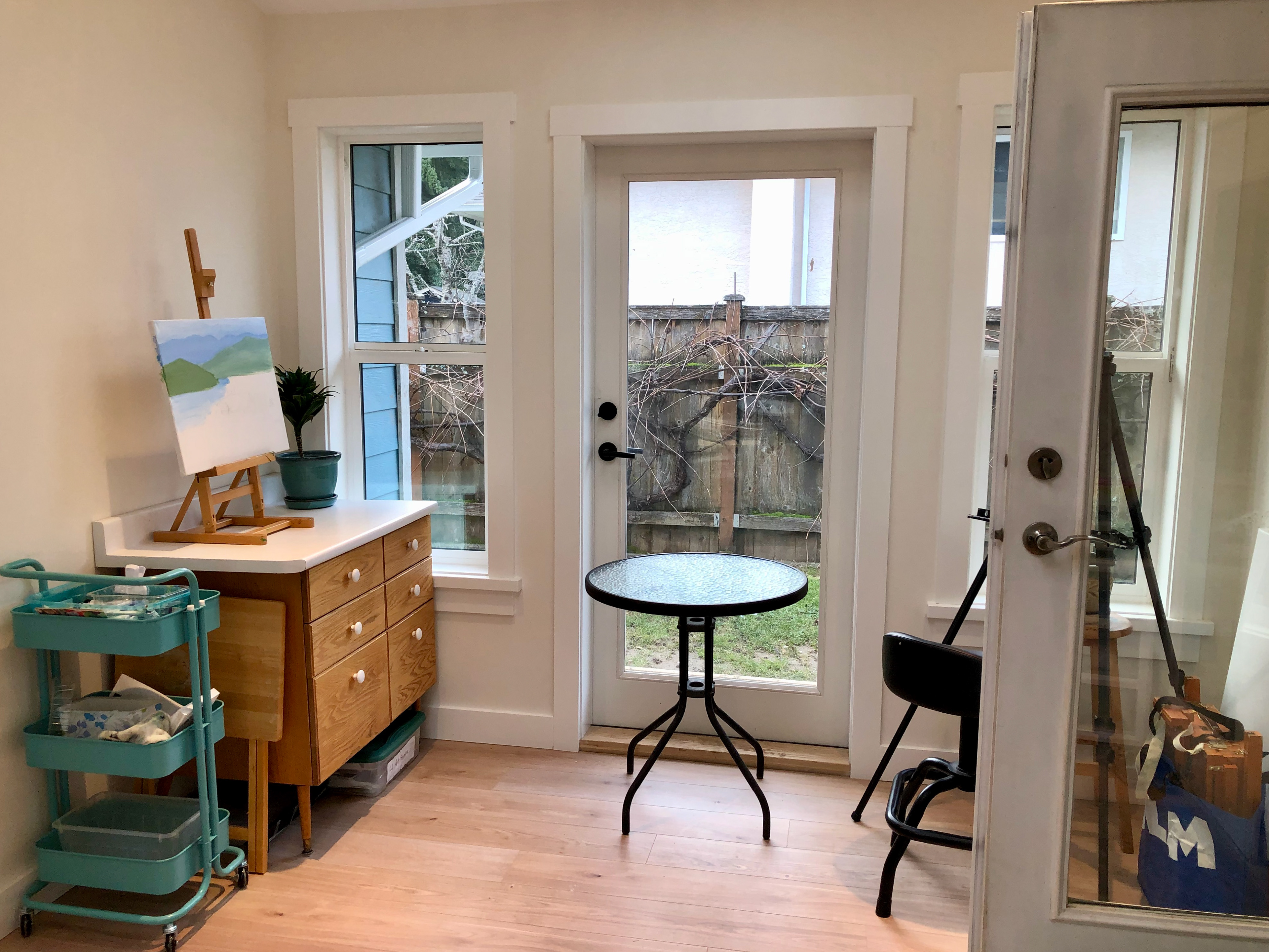 Loving my new tiny studio!