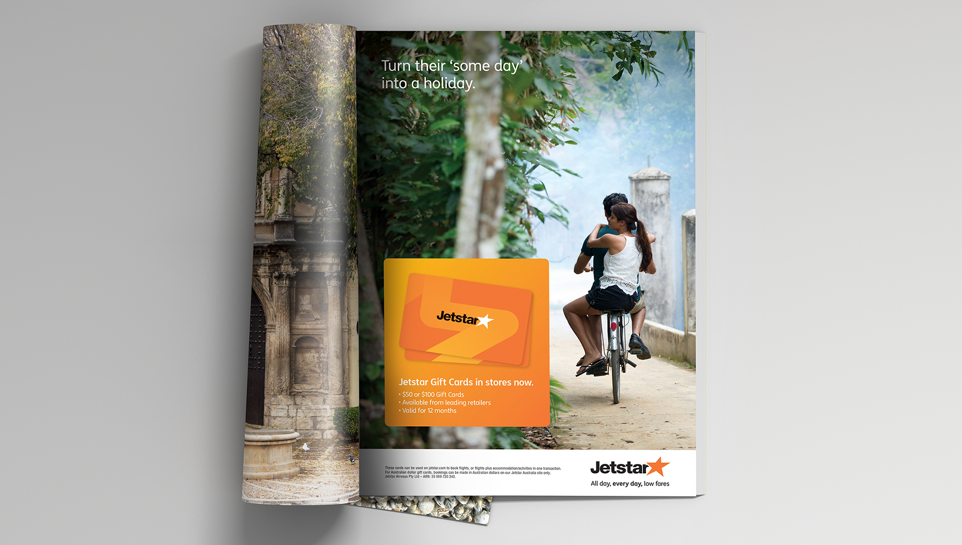 Magazine Ad: Gift cards