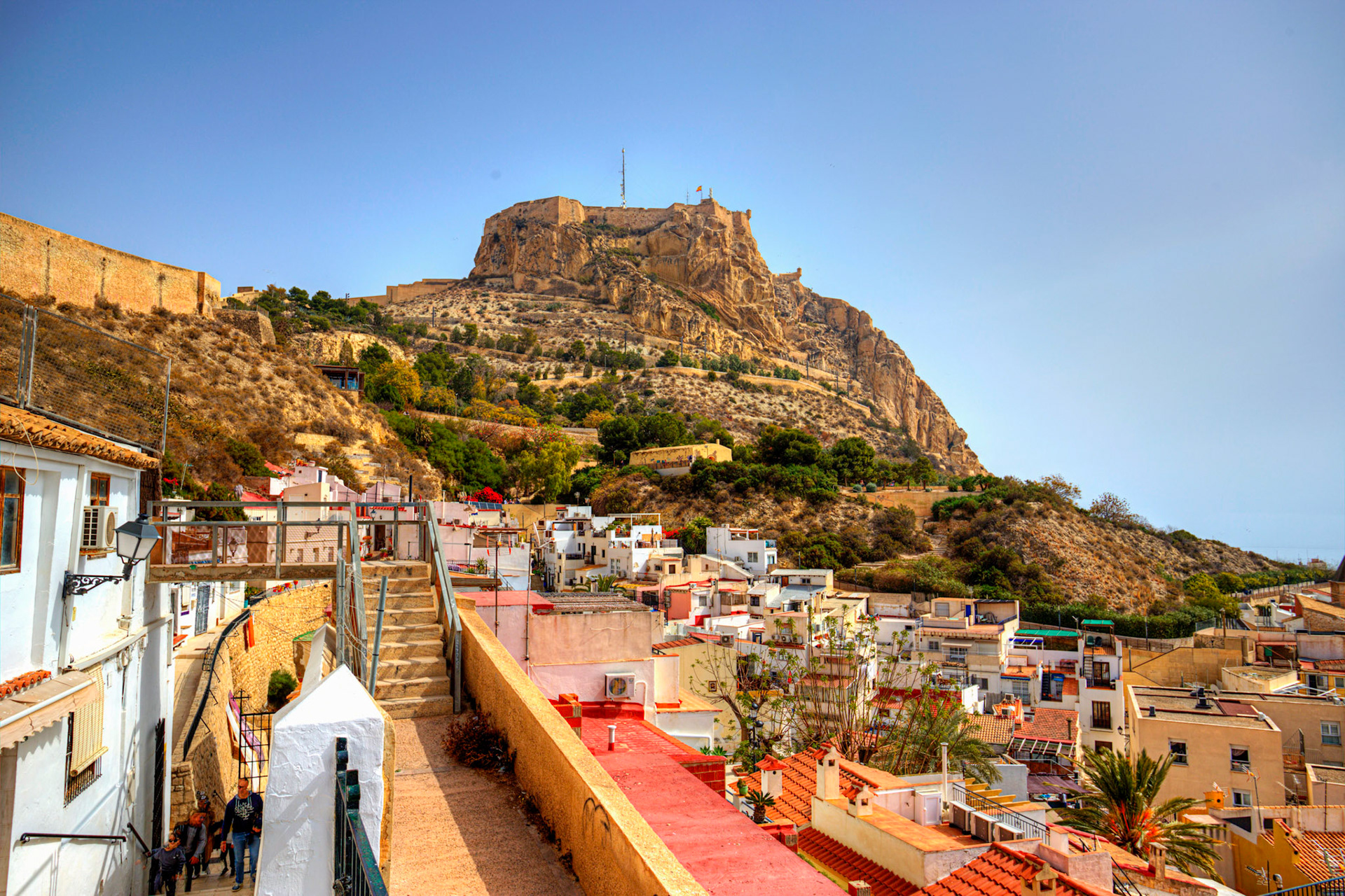 Santa Cruz, &amp; Santa Bárbara Castle, Alicante 19 March 2024
