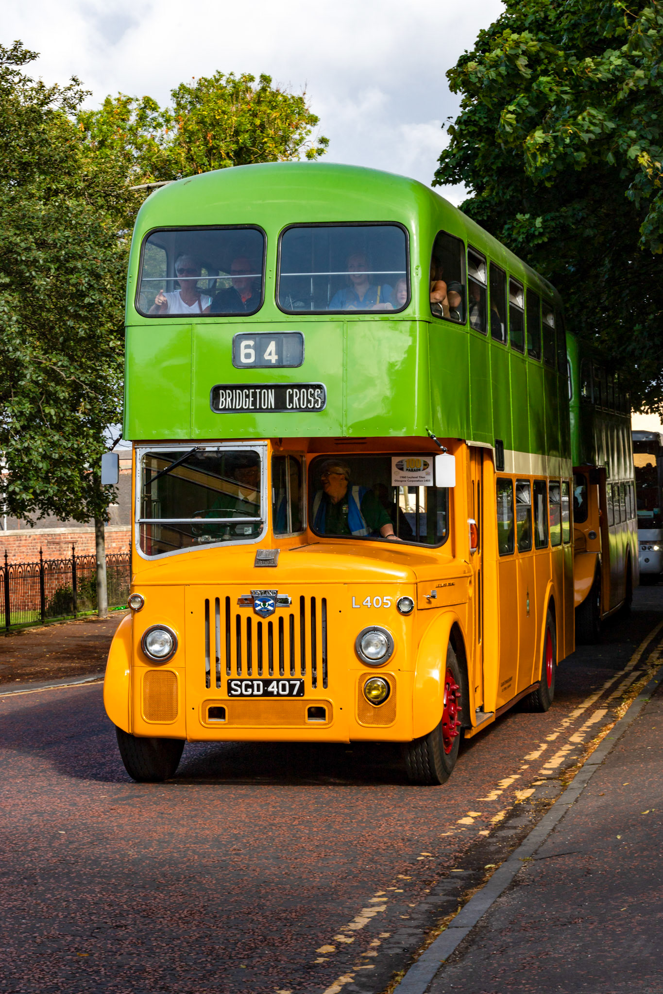 SGD407 Number: A405 Leyland Titan 1960 - 100 years of Glasgow Corporation Motorbuses at the People's Palace Glasgow 03 August 2024
