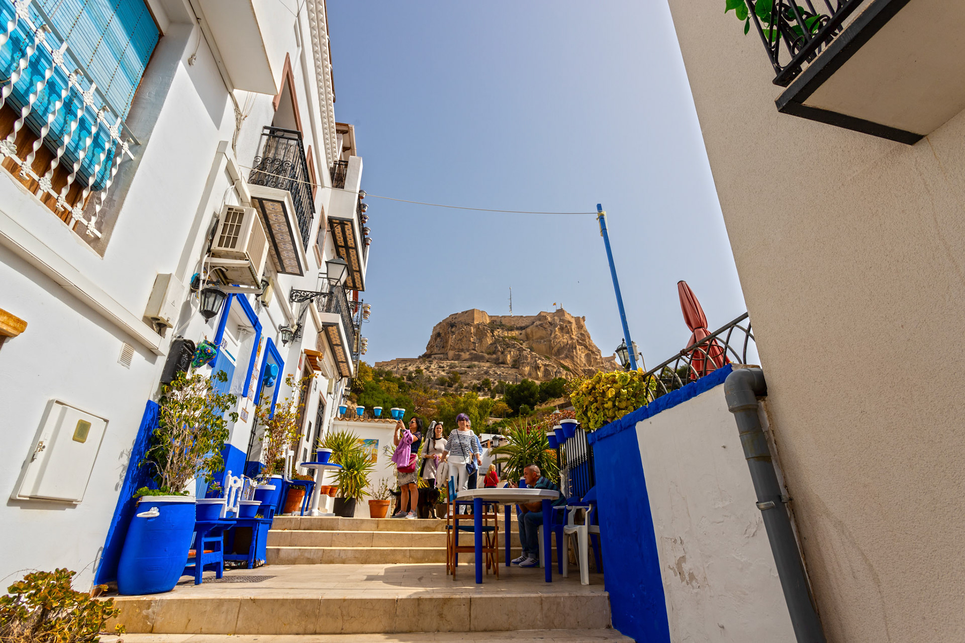 Santa Cruz, &amp; Santa Bárbara Castle, Alicante 19 March 2024