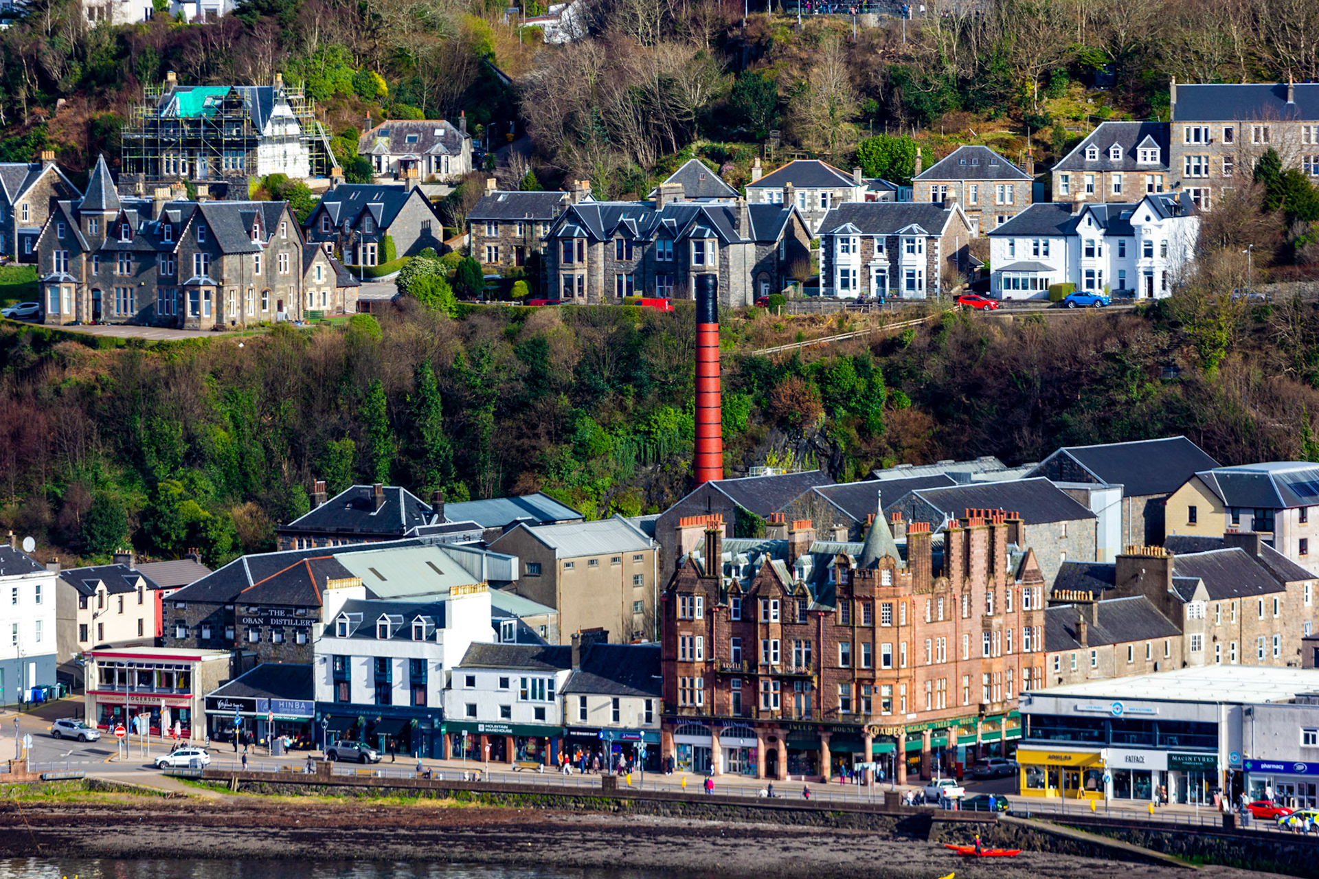 View from Pulpit Hill, Oban 25 February 2023