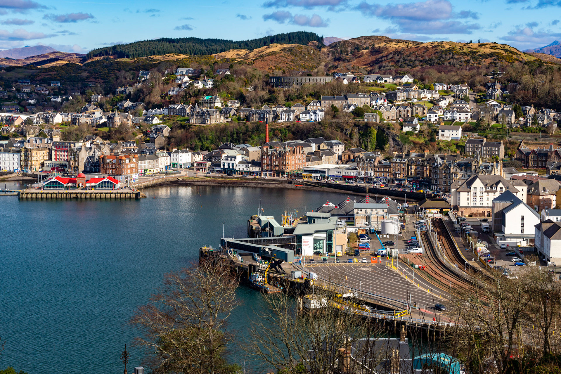 View from Pulpit Hill, Oban 25 February 2023