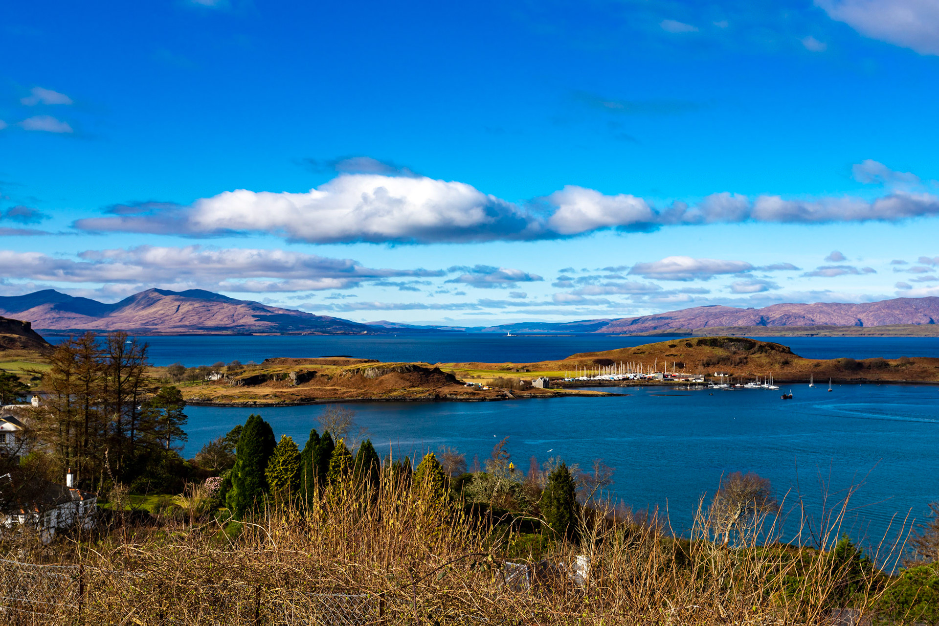 View from Pulpit Hill, Oban 25 February 2023