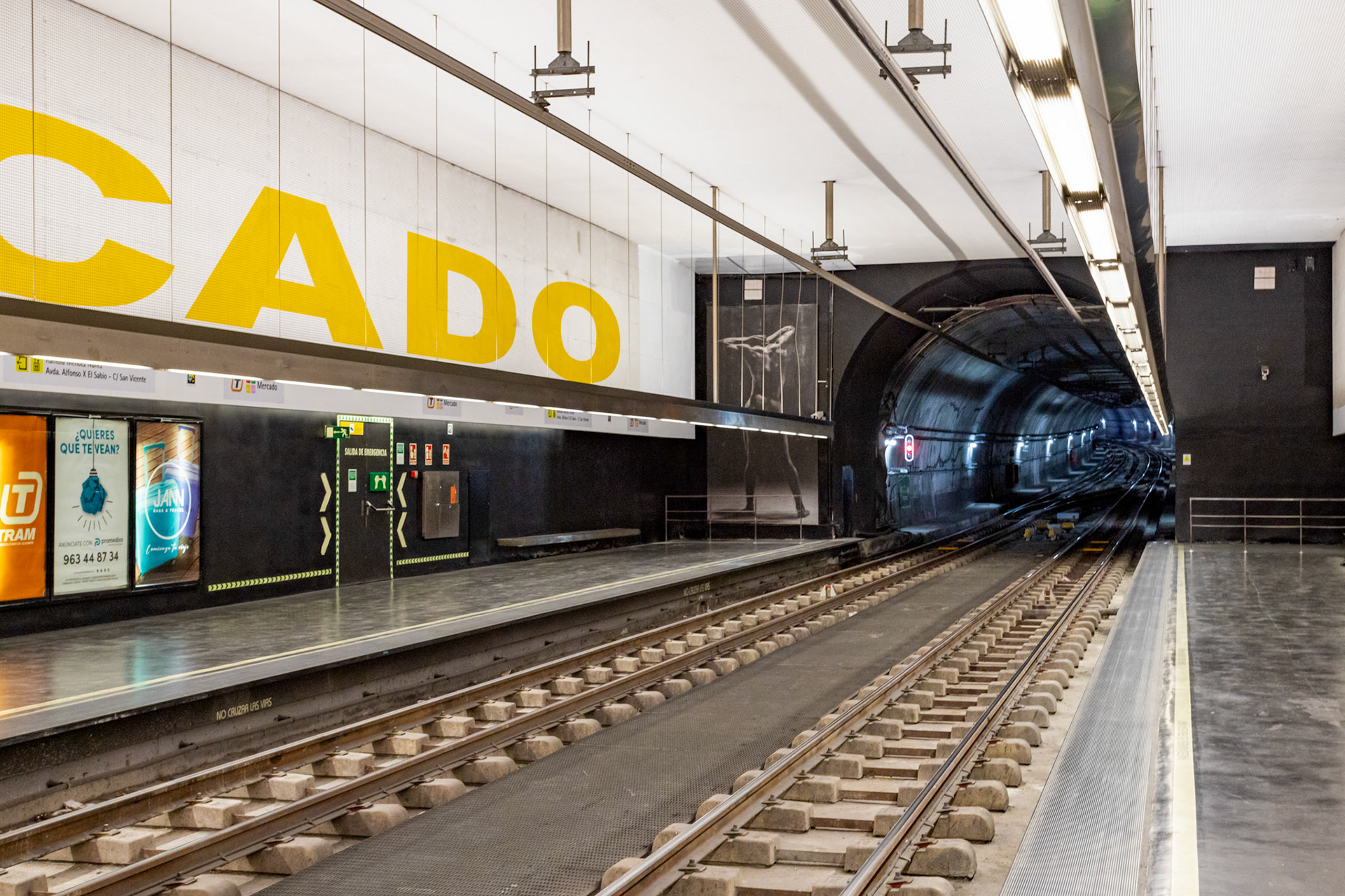 Underground Trams Alicante 21 March 2024