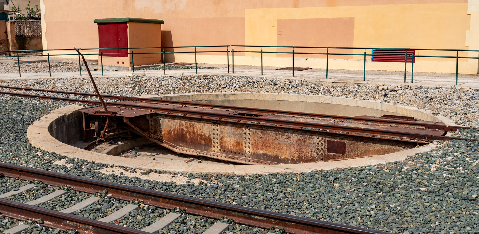 Turntable at Villajoyosa (La Vila Joiosa) 21 March 2024
