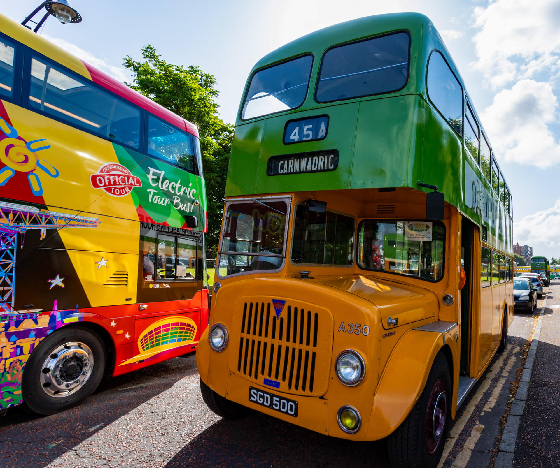 SGD500 Number: A350 AEC Regent 1964 - 100 years of Glasgow Corporation Motorbuses at the People's Palace Glasgow 03 August 2024