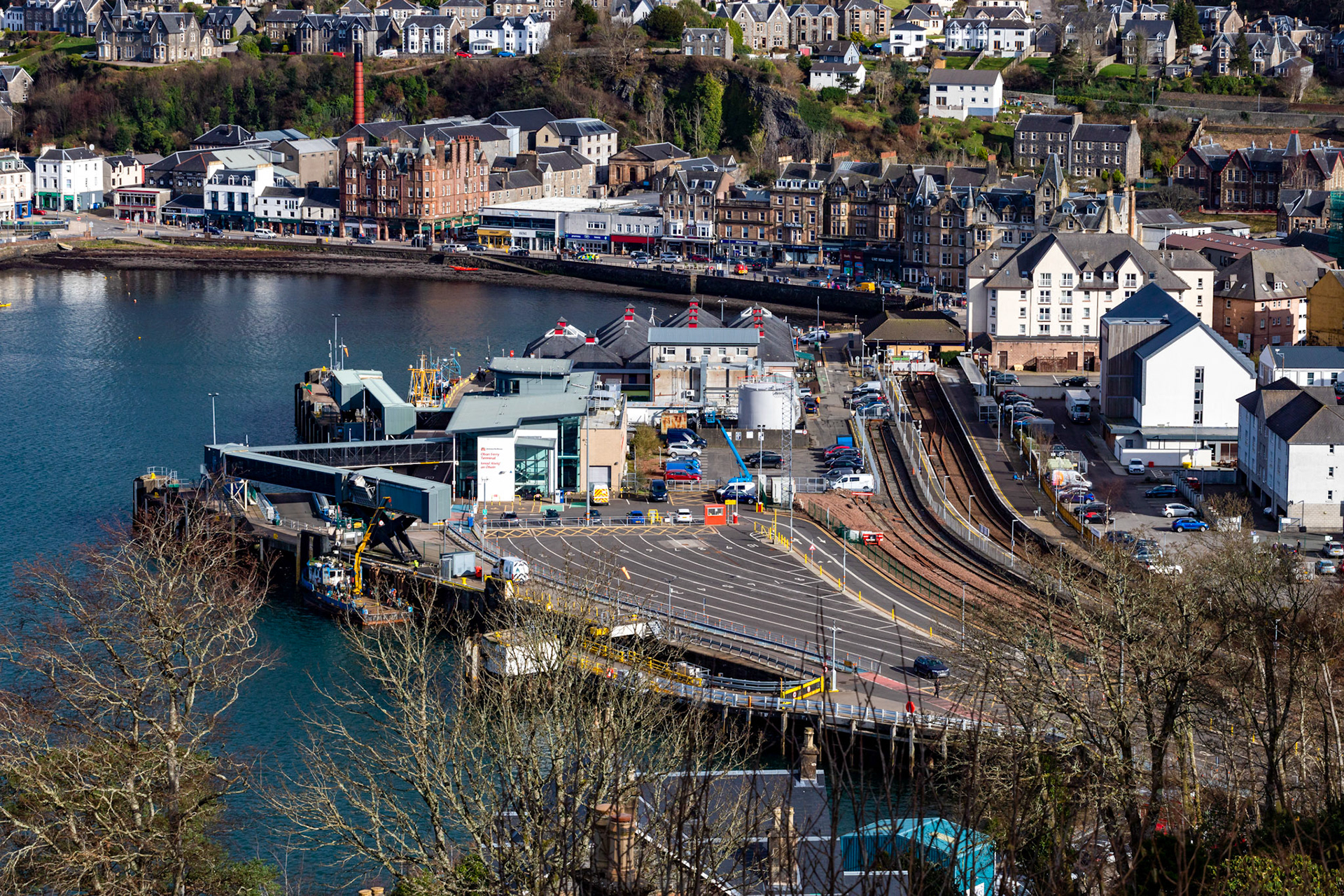 View from Pulpit Hill, Oban 25 February 2023
