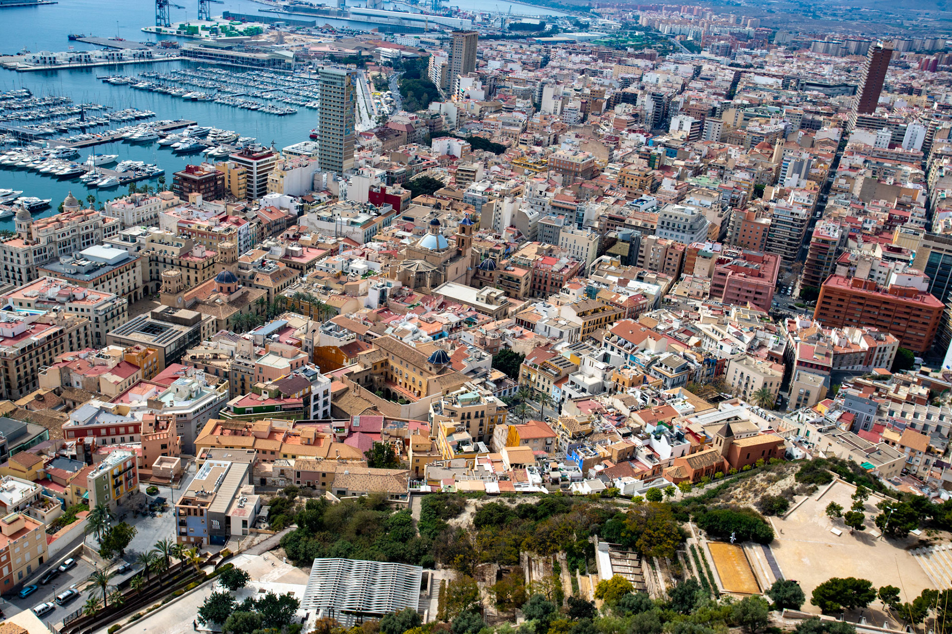 View from Santa Bárbara Castle, Alicante 20 March 2024