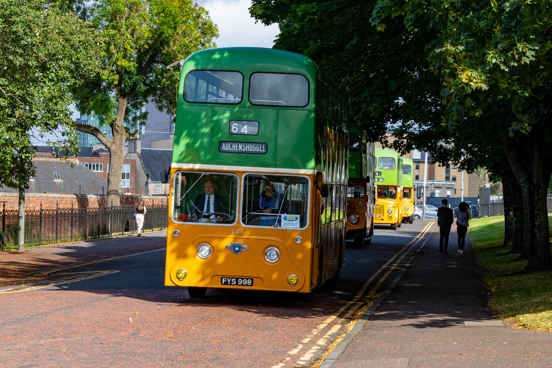 FYS998 Number: LA1 Leyland Atlantean 1958 - 100 years of Glasgow Corporation Motorbuses at the People's Palace Glasgow 03 August 2024
