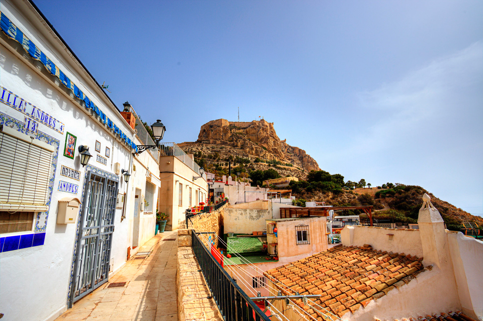 Santa Cruz, &amp; Santa Bárbara Castle, Alicante 19 March 2024