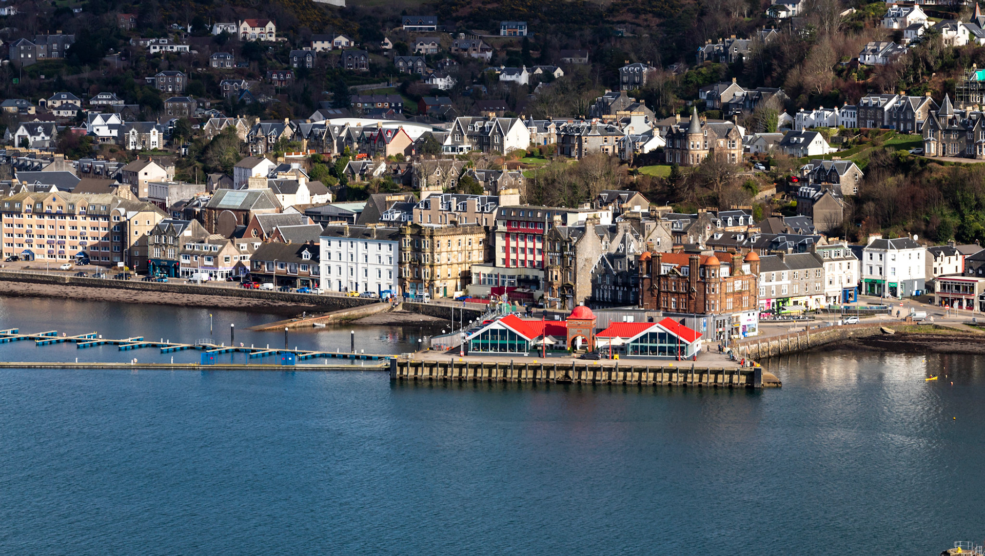 View from Pulpit Hill, Oban 25 February 2023