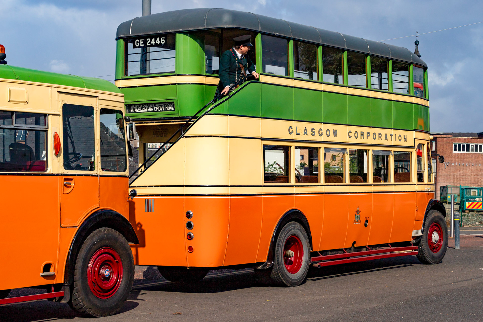 GE2446 Number: 111 1928 Leyland Titan - 100 years of Glasgow Corporation Motorbuses at the People's Palace Glasgow 03 August 2024