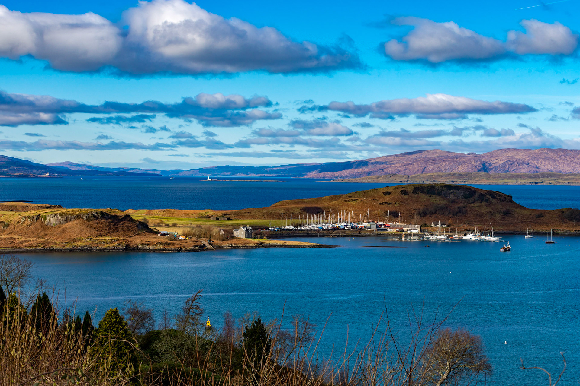 View from Pulpit Hill, Oban 25 February 2023