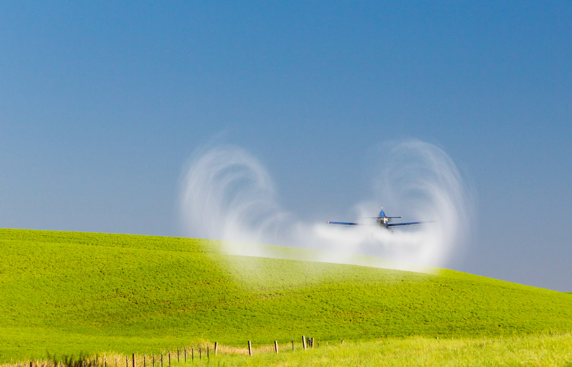 Crop duster and vortices