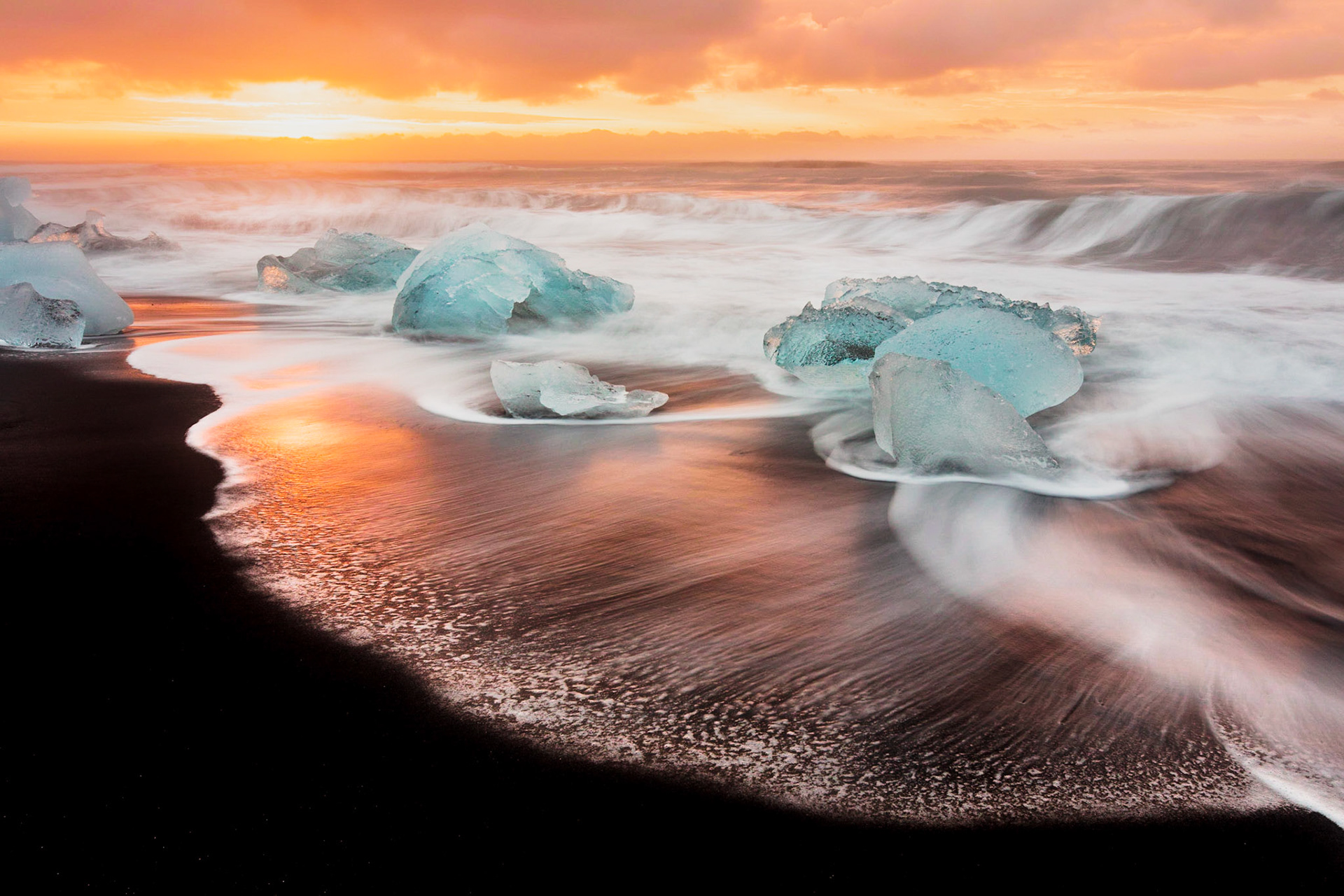 Ice beach, Iceland