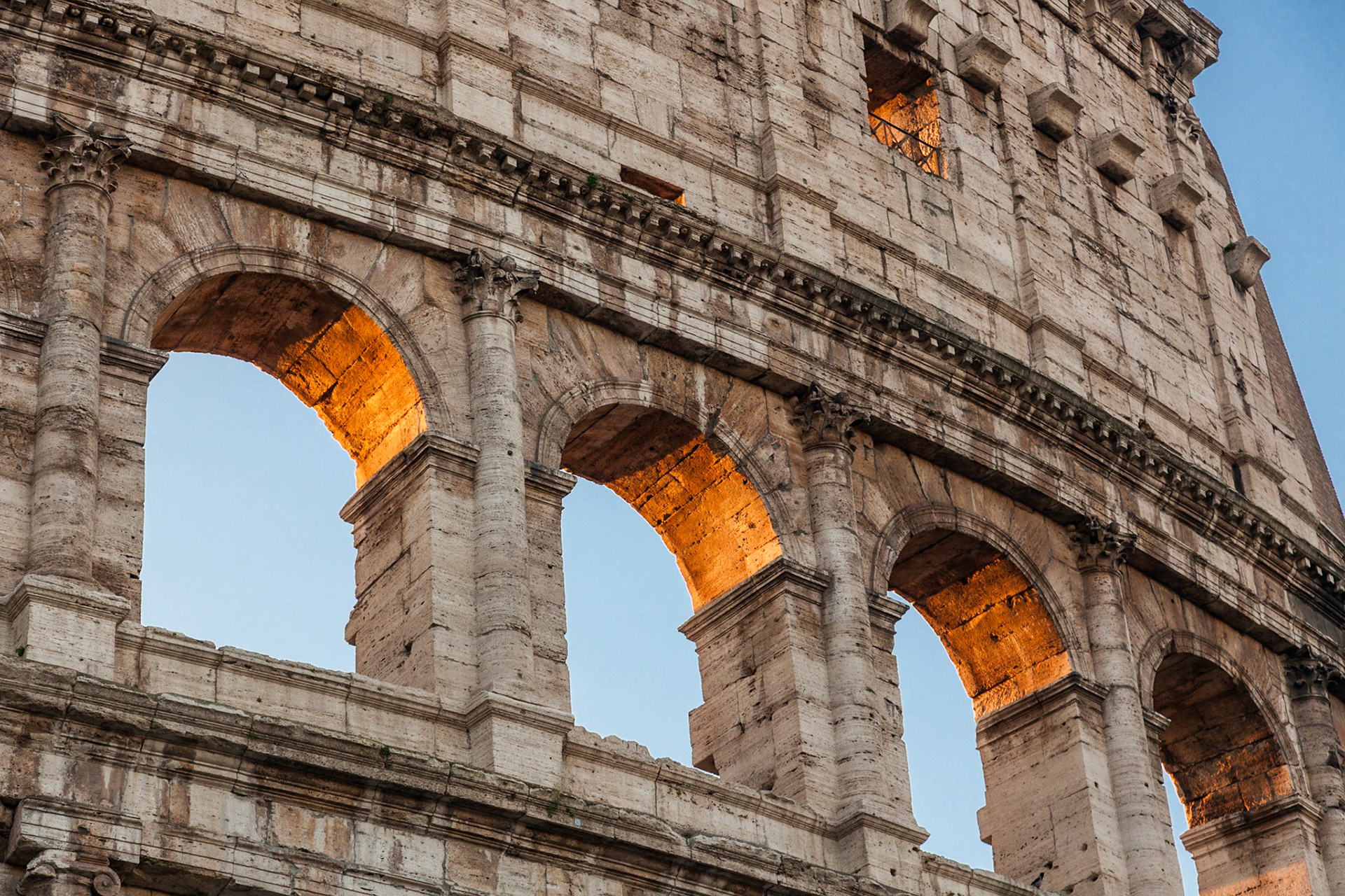 Sunrise at the Colosseum, Rome