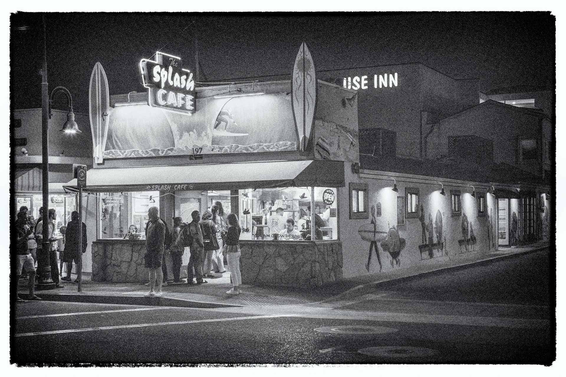 At the diner, Pismo Beach (California)