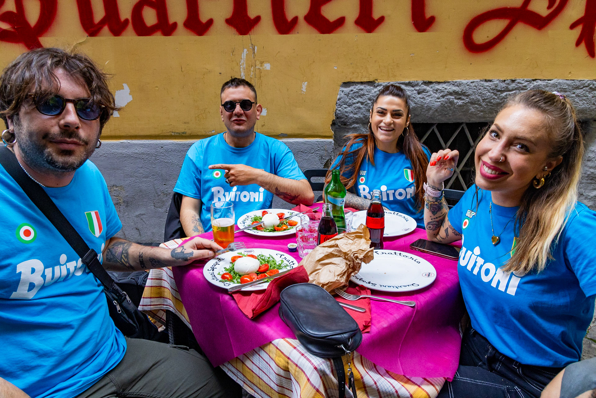 Lunch with friends, Naples