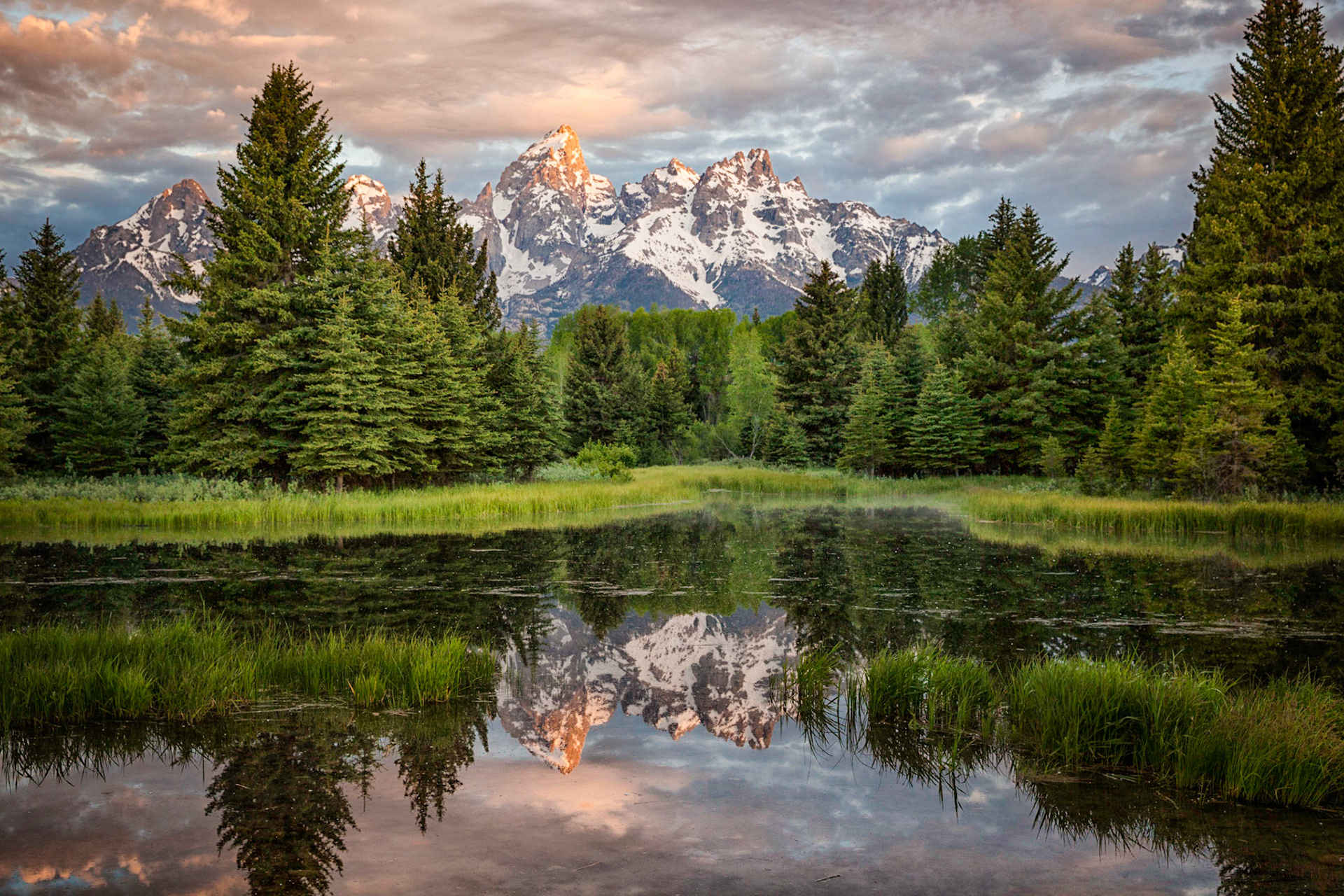 Famous view, Tetons NP