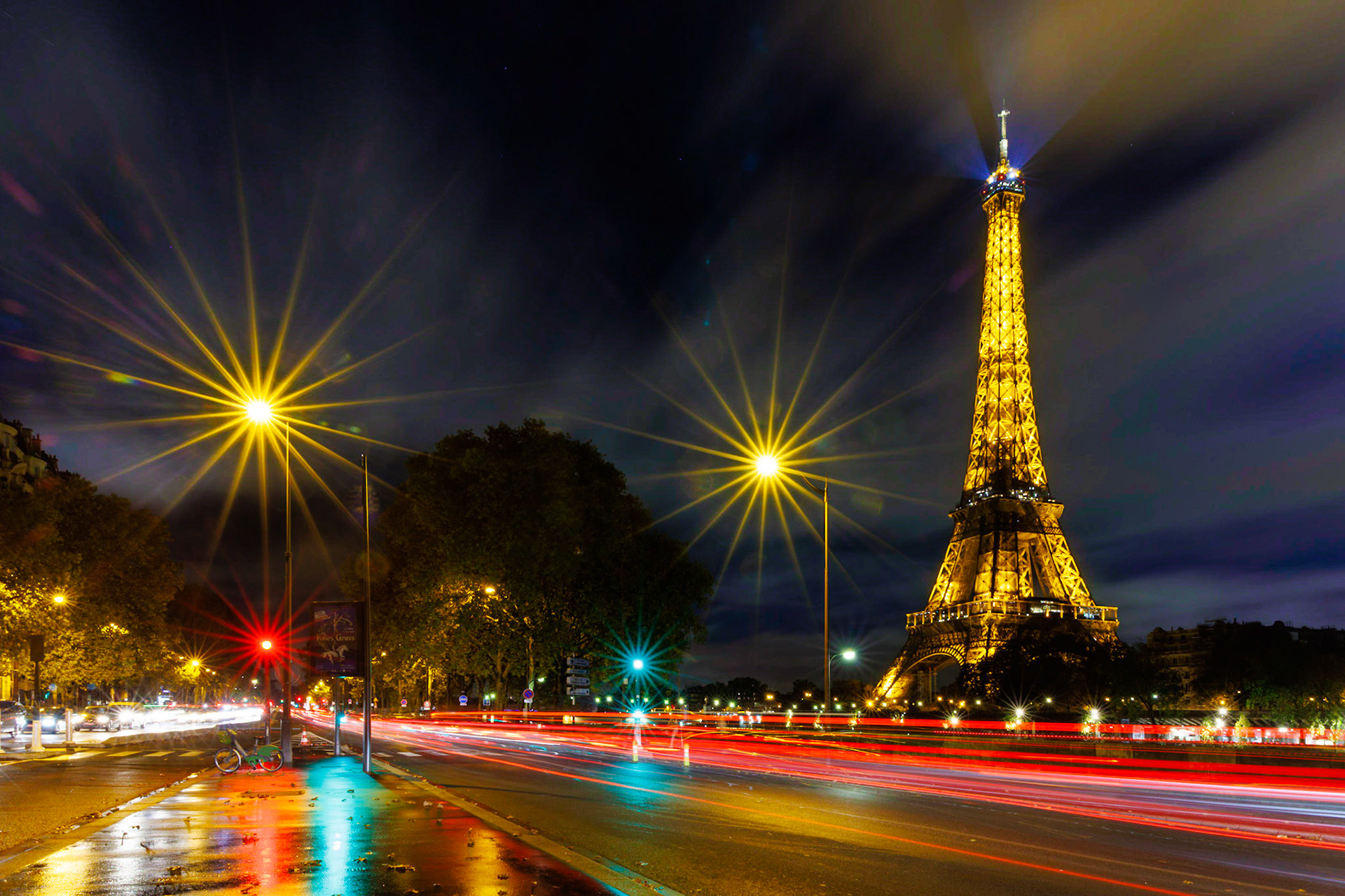 Paris at night