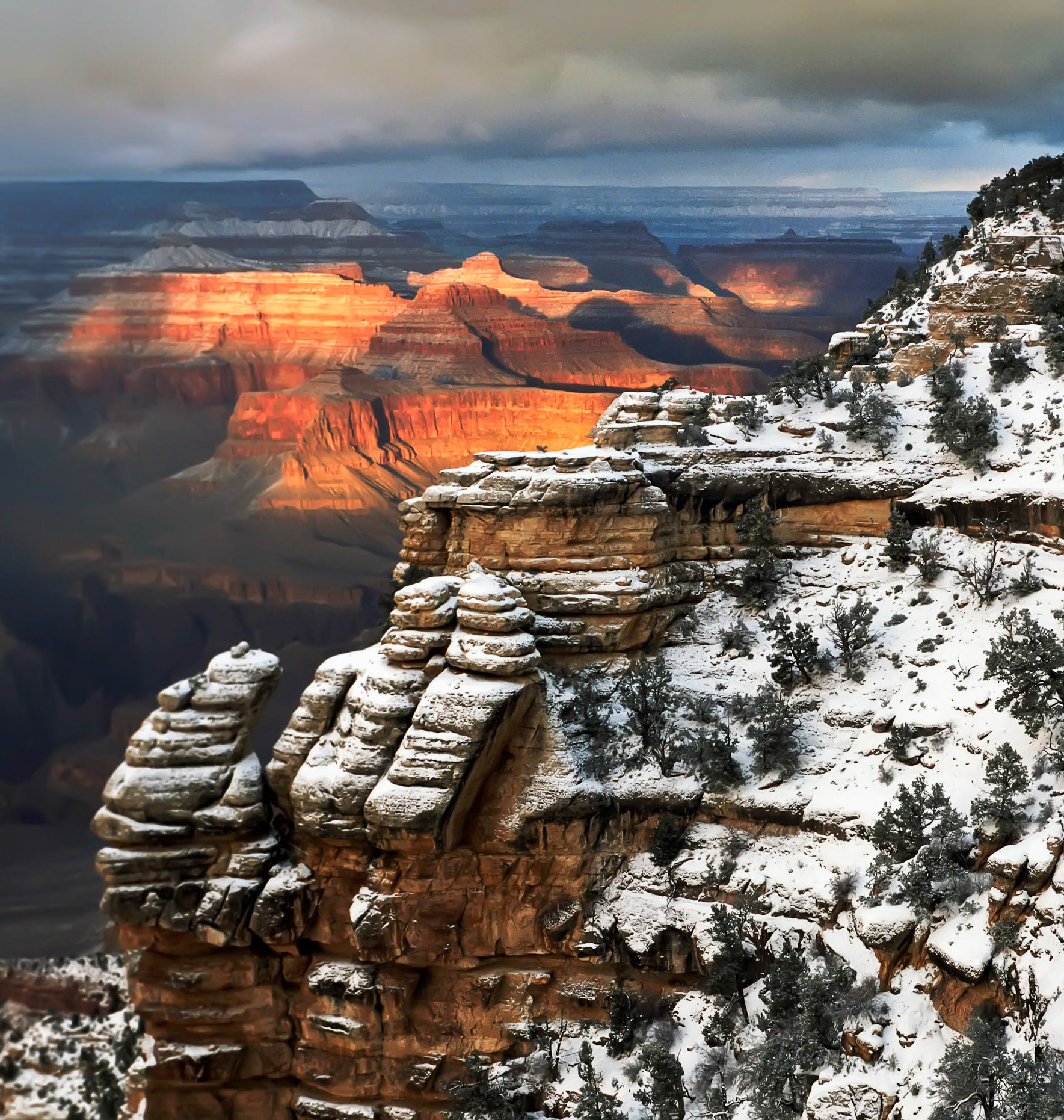 Grand Canyon in winter