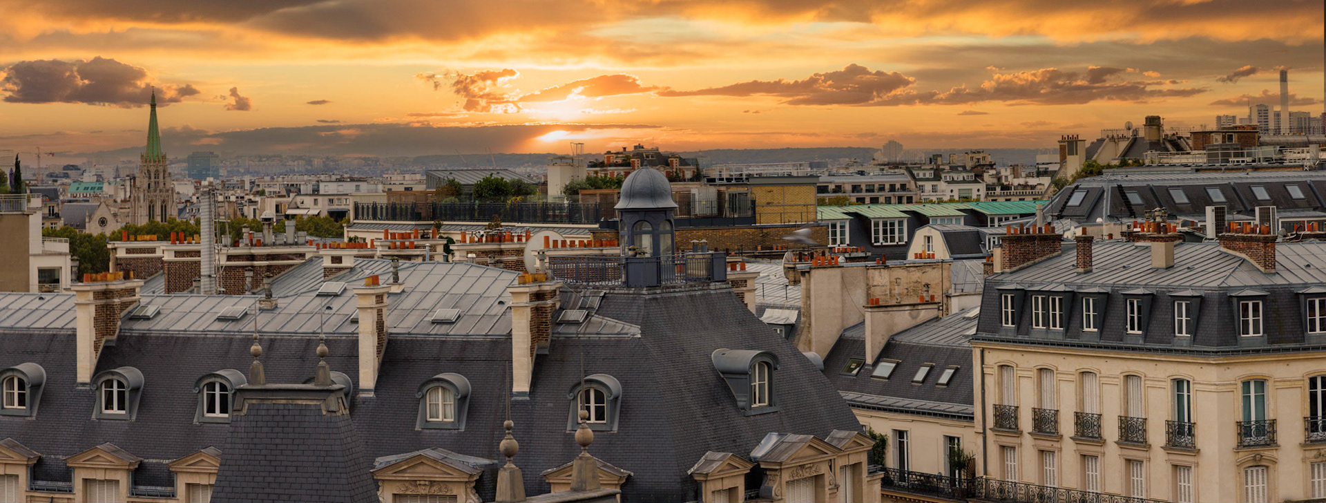 Paris sunset
