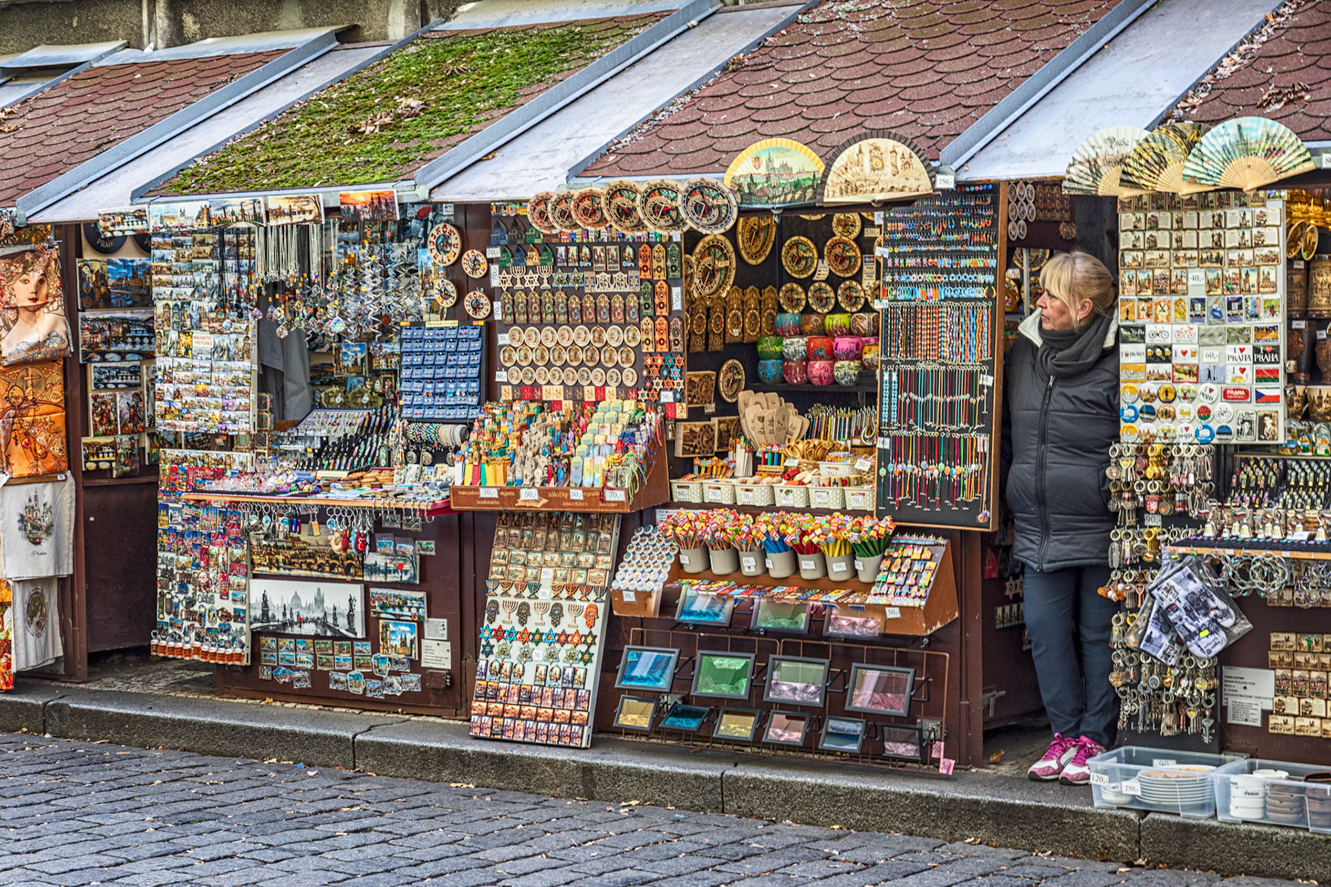 Street vendor, Prague