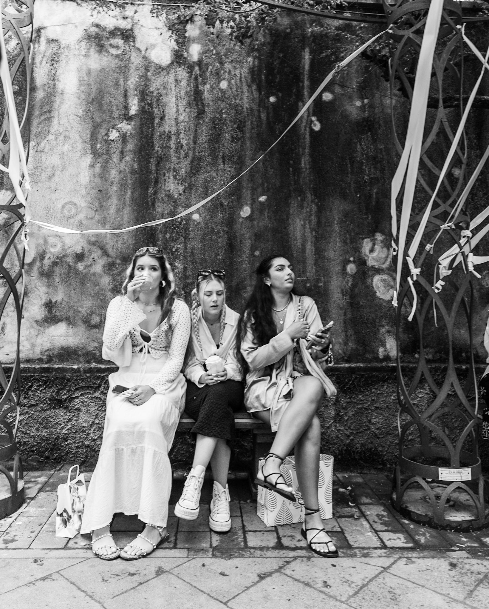 Friends relaxing in Amalfi, Italy