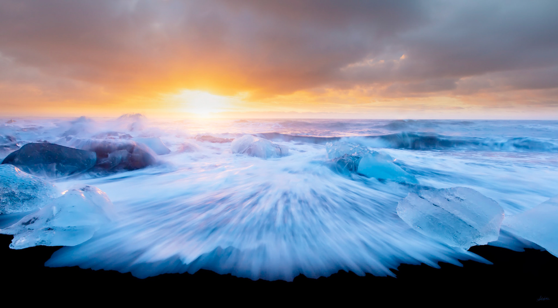 Ice beach, Iceland
