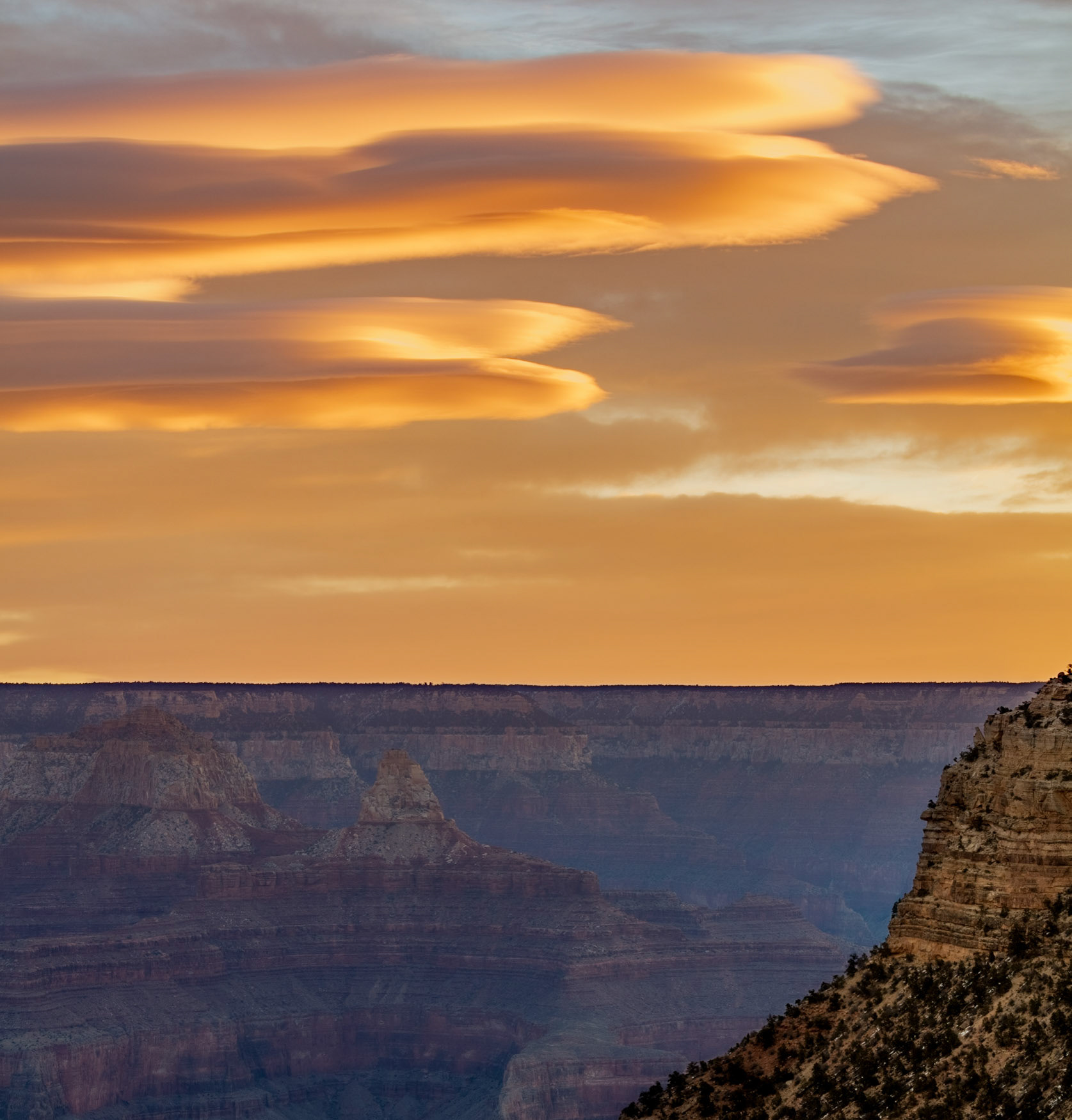 Sunrise at the Grand Canyon