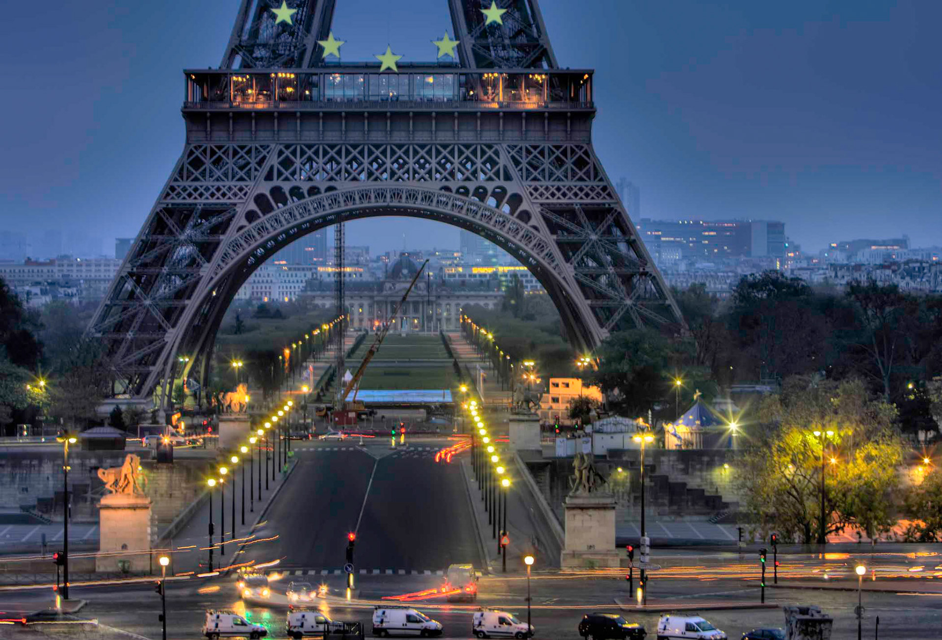 Eiffel Tower at night