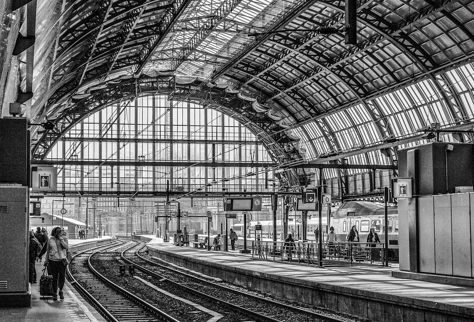 Amsterdam (I think!) train station