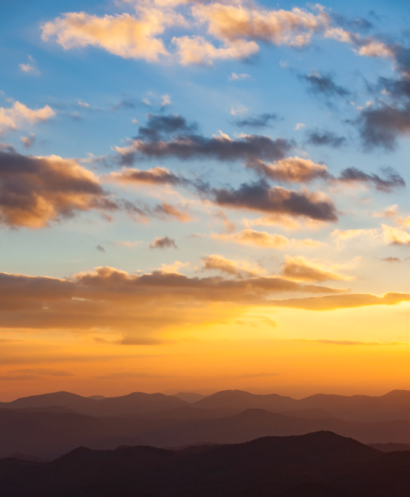 Sunset, Great Smoky National Park