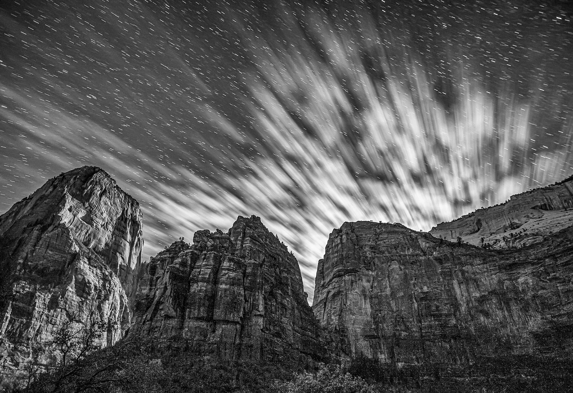 Time exposure, Zion NP