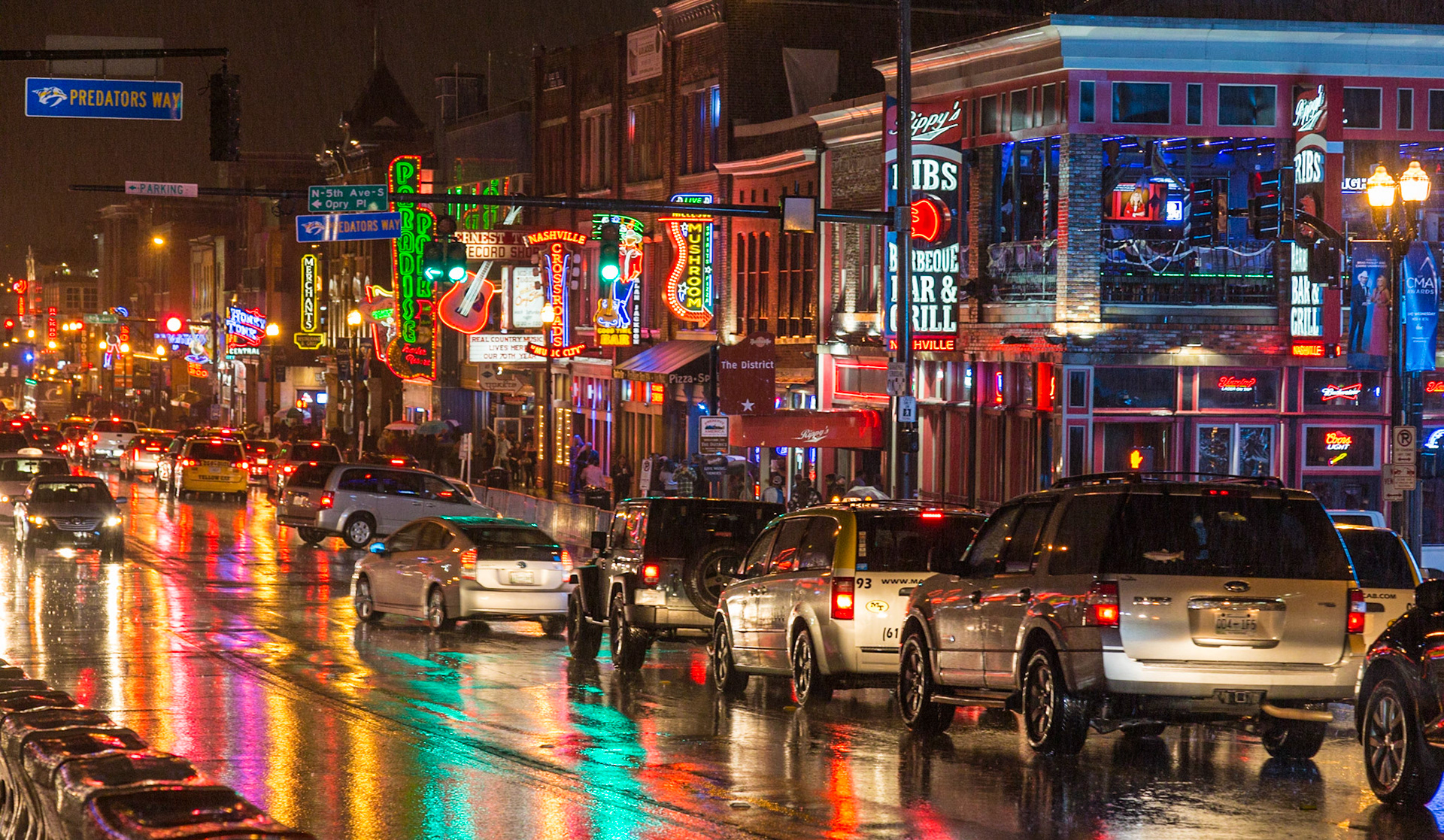 Nashville at night