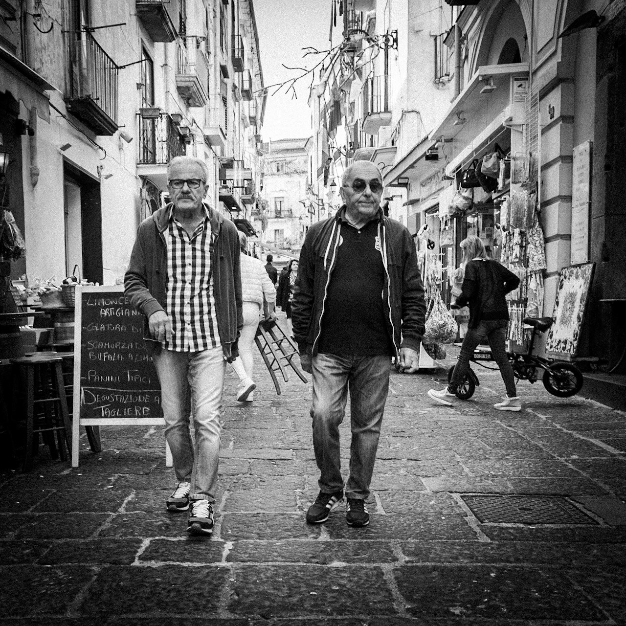 Two friends out for a walk, Vietri Sul Mare (Italy)